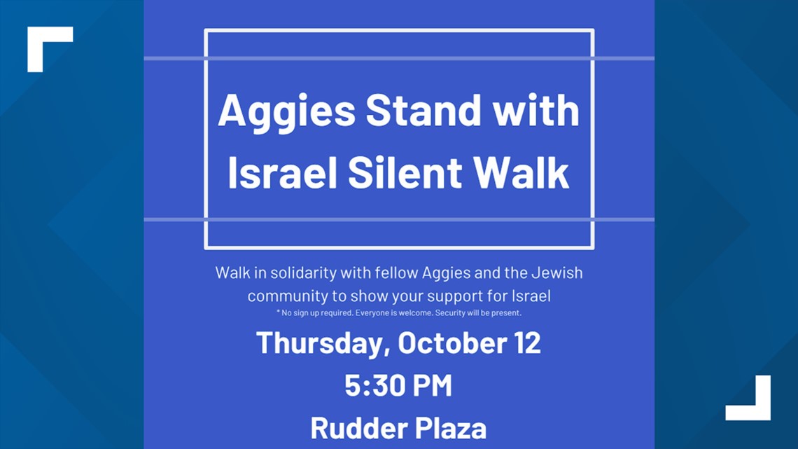 aggie-students-plan-walk-to-raise-money-in-support-of-israel-amid