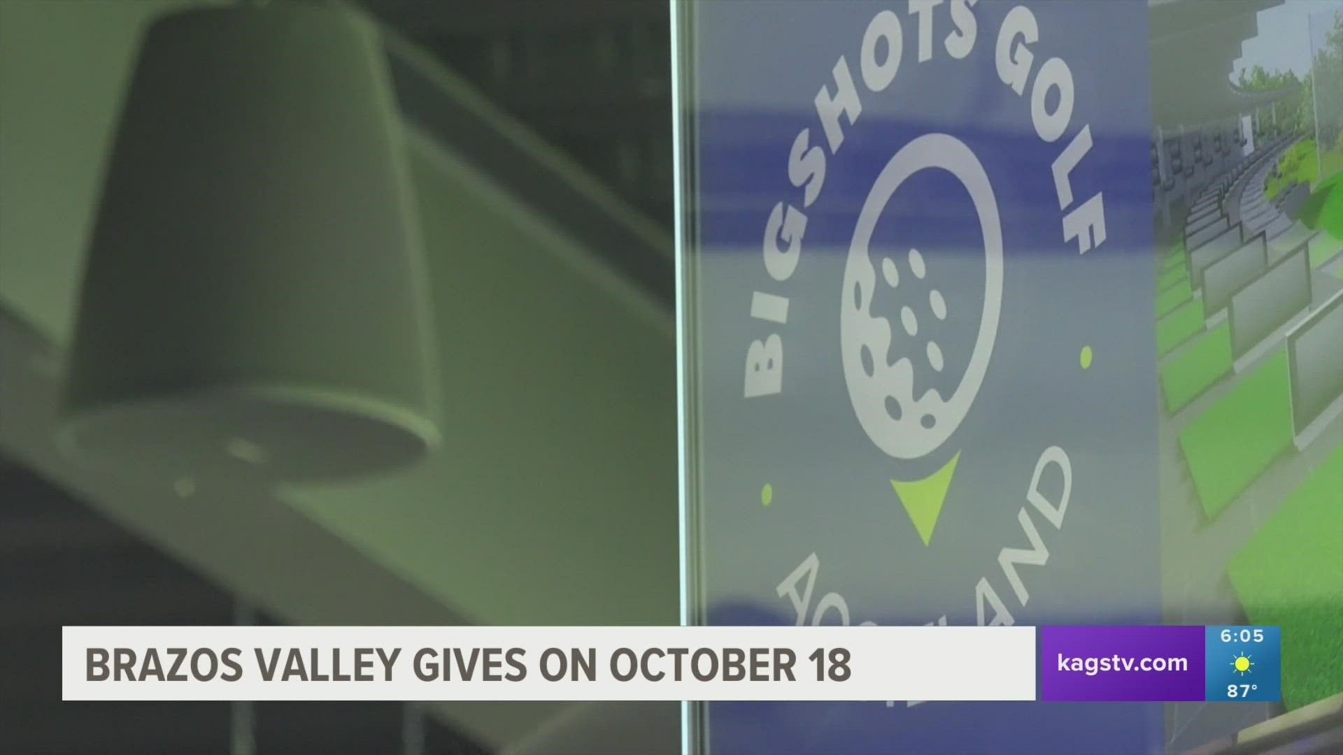 Brazos Valley Gives Day is set for Oct. 18, but people can start giving to non-profits as early as Sept. 19.