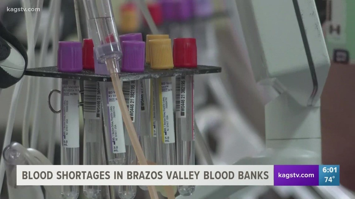 Brazos County facing blood shortage due to COVID-19 - Vimarsana News
