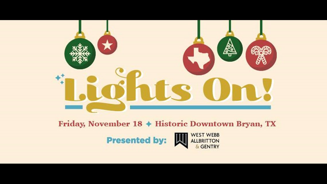 "Lights On!" hosted by Destination Bryan kicks off the holidays - Vimarsana News