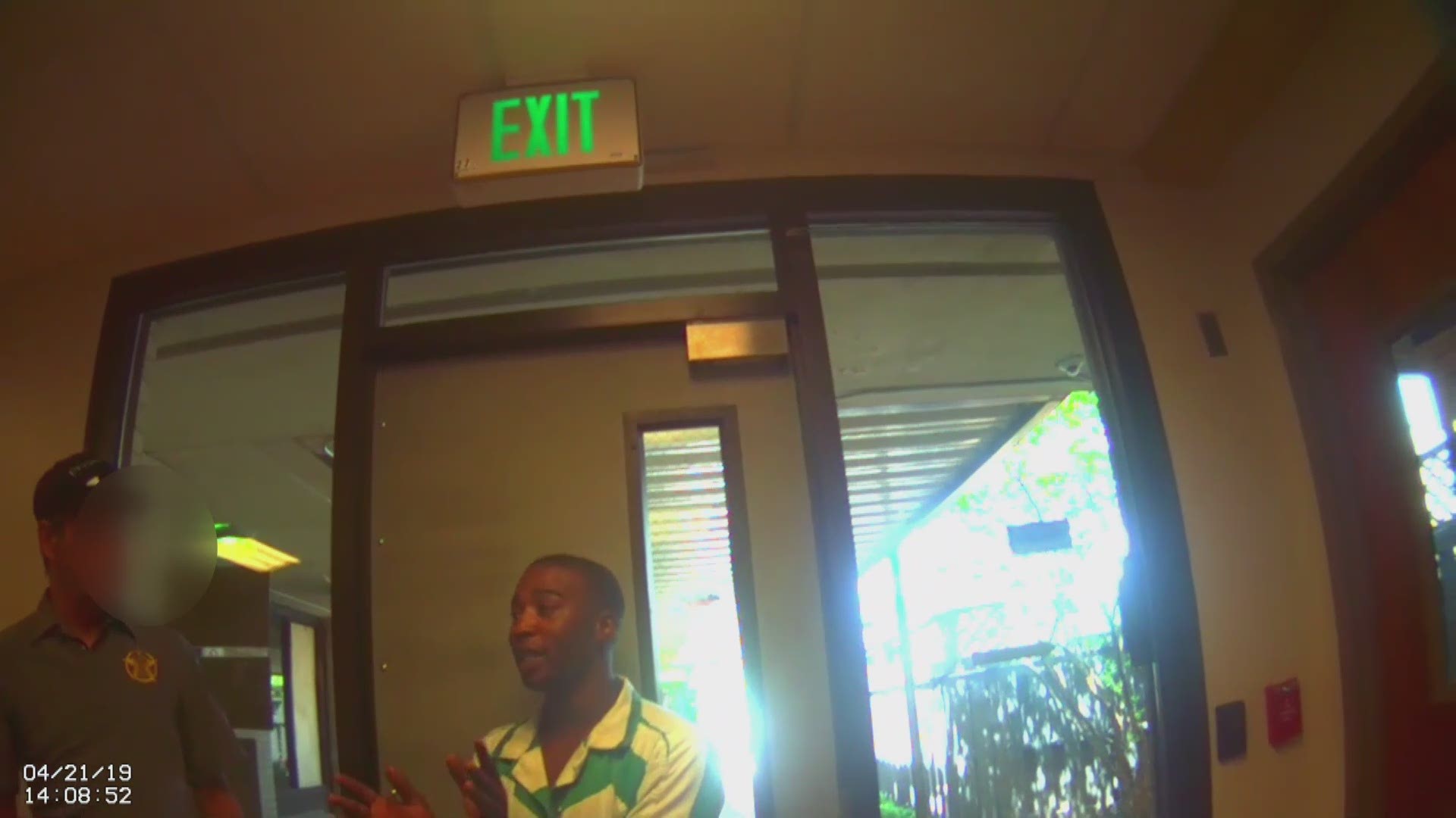 On Sunday, April 21, video shows a Burleson County Deputy taking Chester Jackson, Jr. to a mental health hospital in Austin. The video has been edited for time and masks the faces of some individuals to protect their privacy.