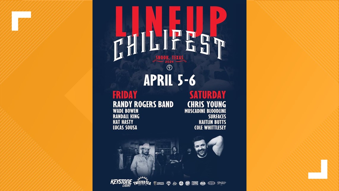 Who is performing at the 2024 Chilifest Music Festival?