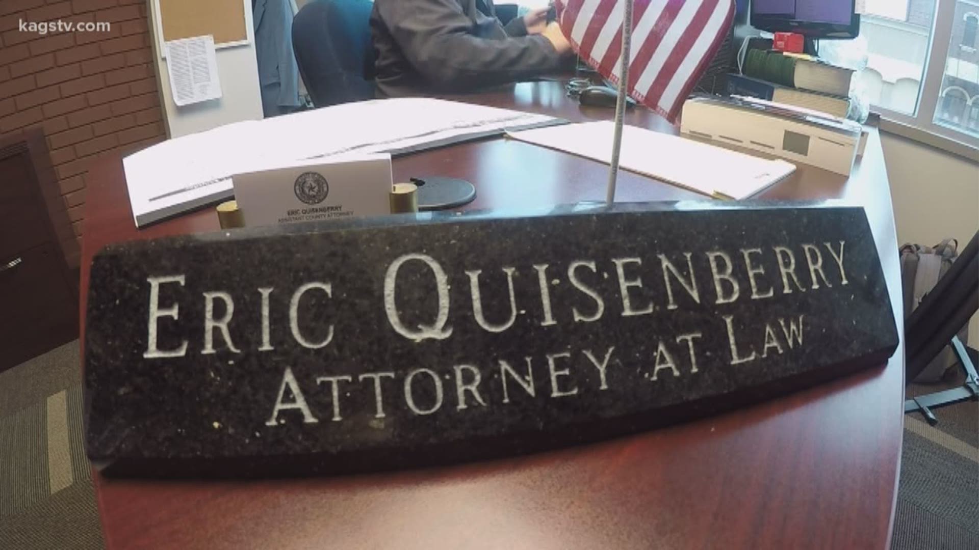 Eric Quisenberry seeking the Brazos County attorney position currently held by Rod Anderson.