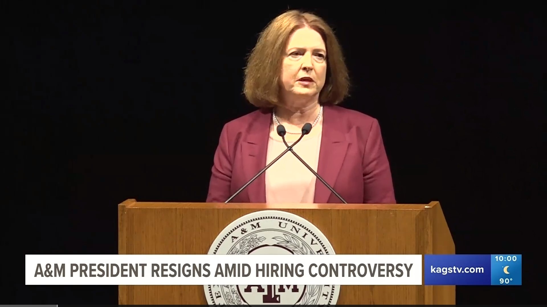 According to journalism professor Nathan Crick, Banks "did the right thing by resigning" because of how bad her image had become among Texas A&M faculty members.