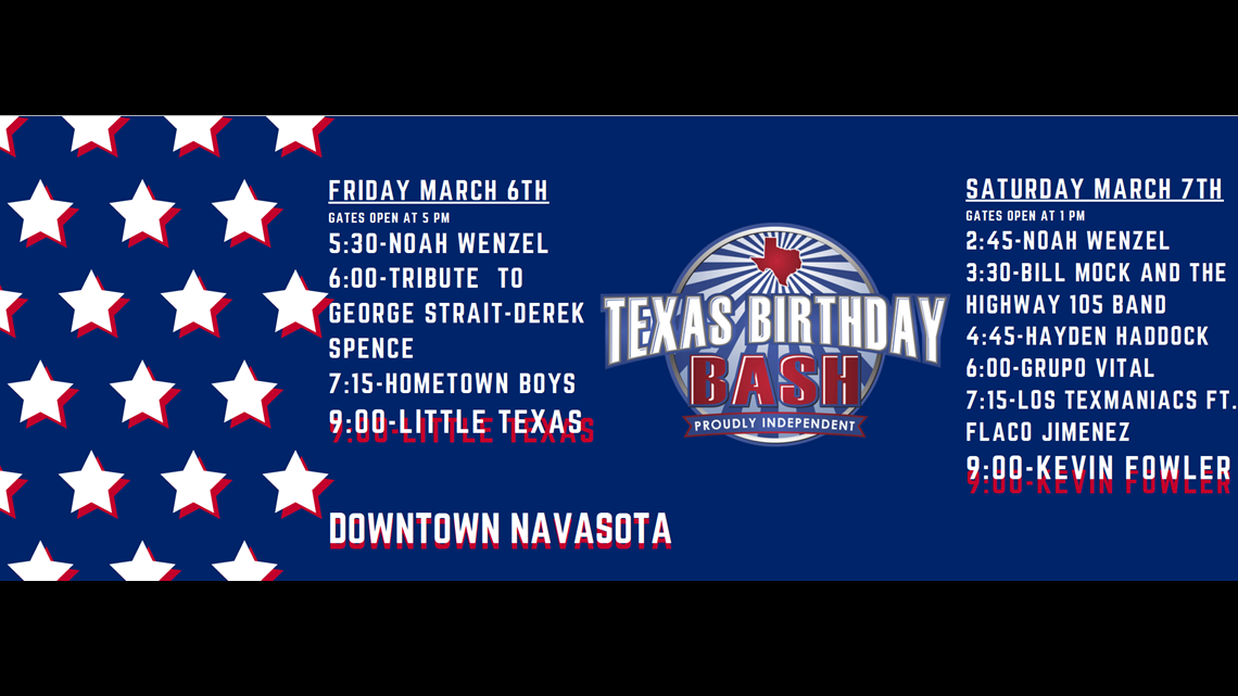 City of Navasota hosts Texas Birthday Bash