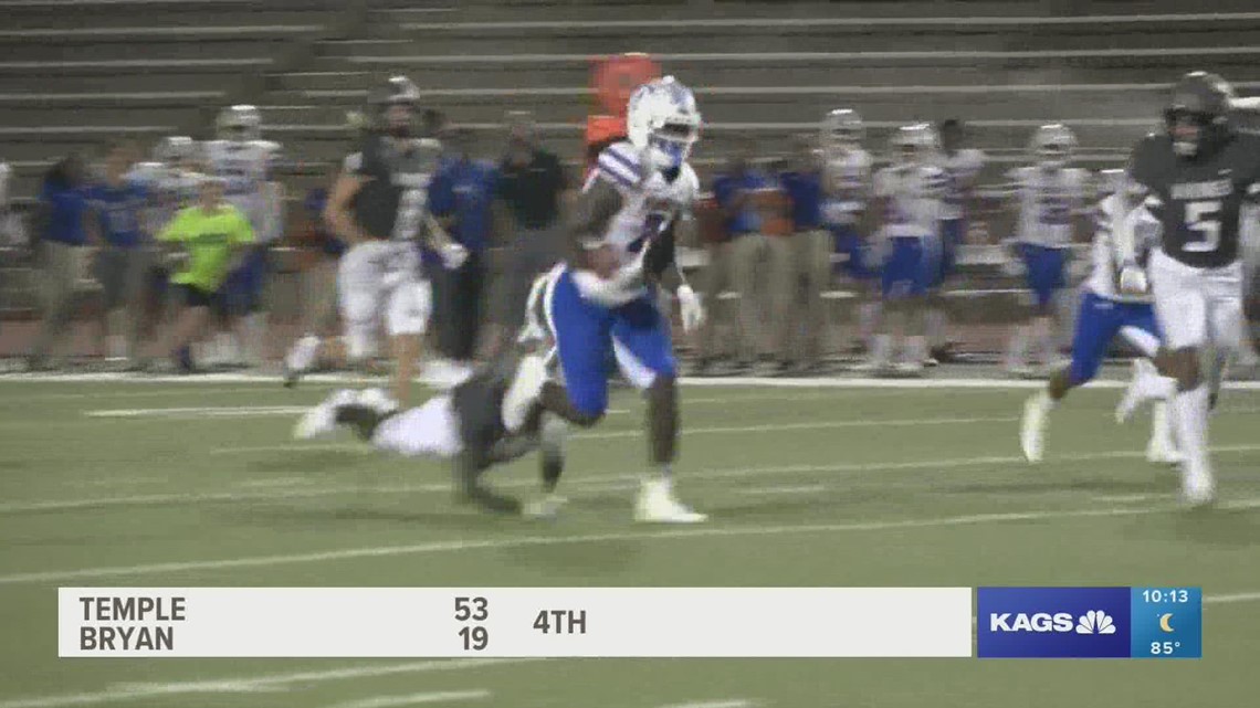 FRIDAY NIGHT LIGHTS: Temple defeats Bryan in District 12-6A opener