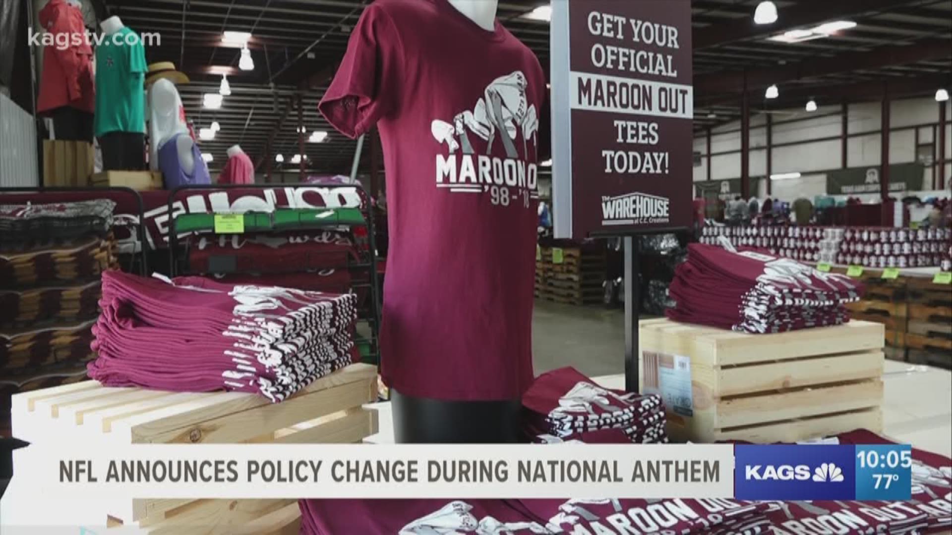 An Aggie favorite was revealed today and that would be the 2018 annual "Maroon-Out" t-shirt. This is the 21st year for the traditional Aggie shirt.