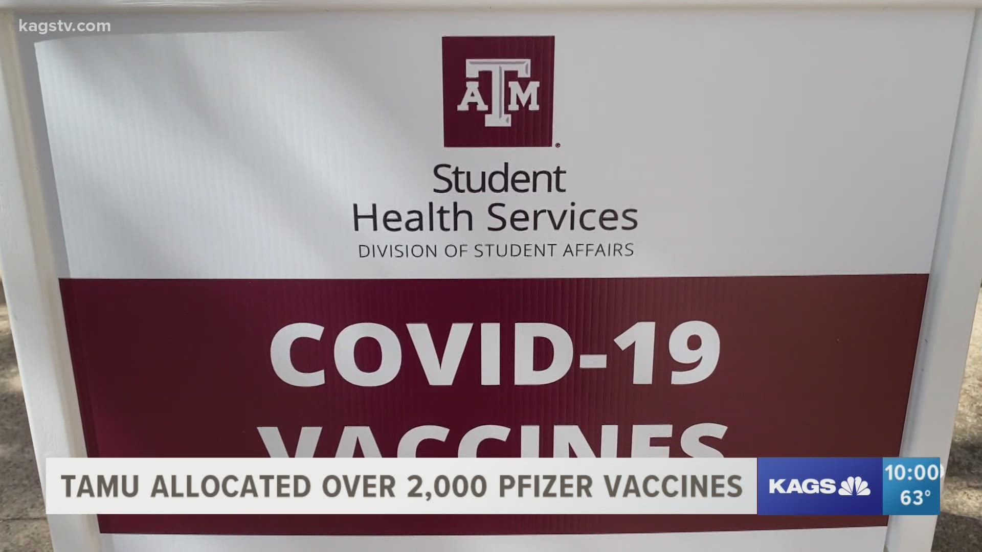 TAMU Student Health Services will vaccinate as many students, faculty and staff on campus as possible.