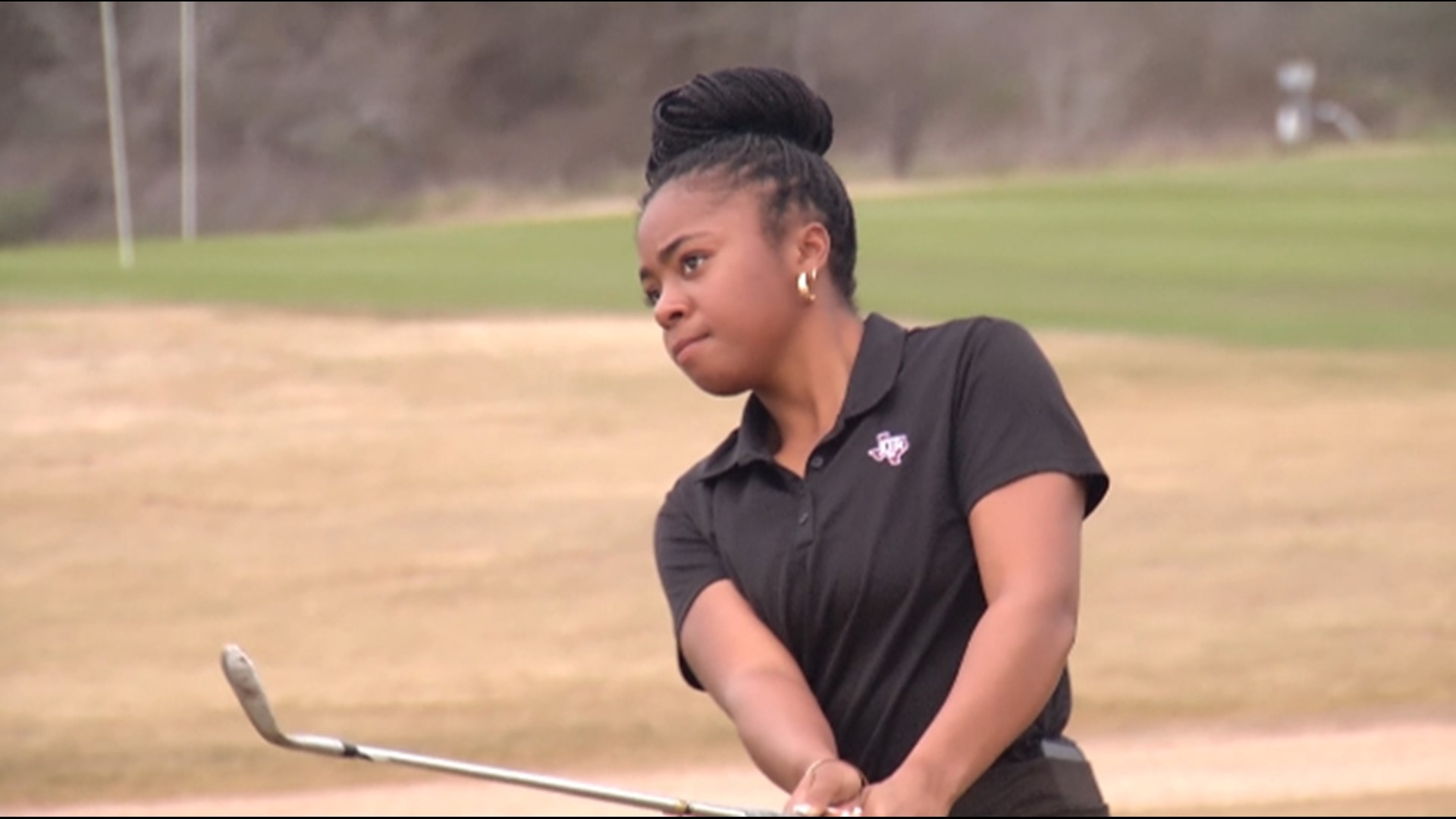 The A&M Women's Golf program began in 1975, but only a few years ago, Zoe Slaughter became the first African-American to join the team.