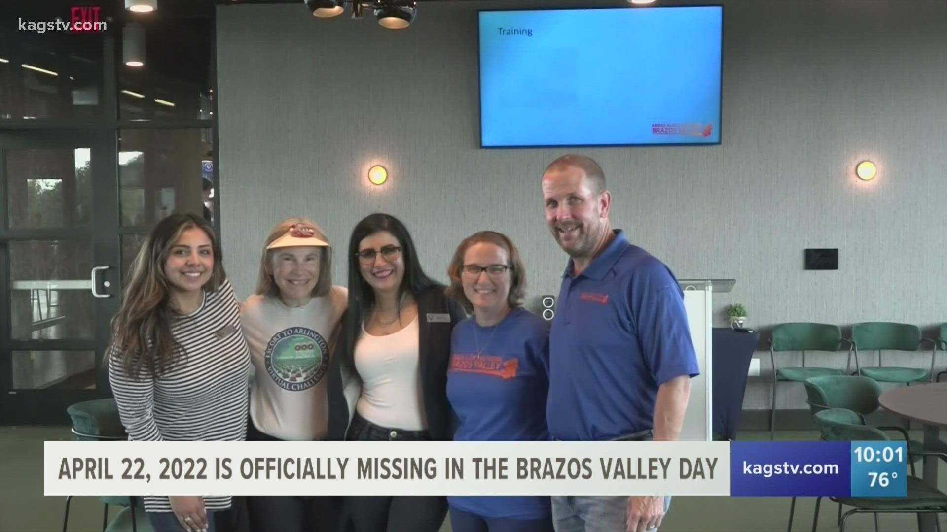 Amber Alert Network of the Brazos Valley received a proclamation by all seven county judges from the Brazos Valley.