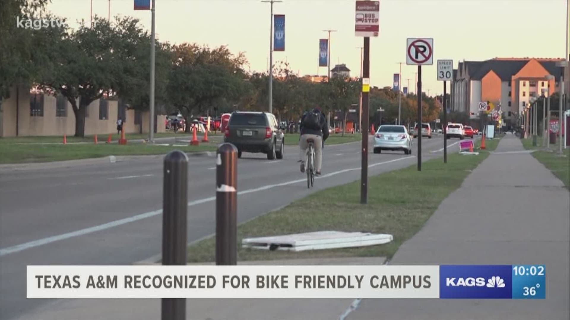 Texas A&M is one of the safest universities in Texas for bikes according to a group representing bicyclists nationwide.