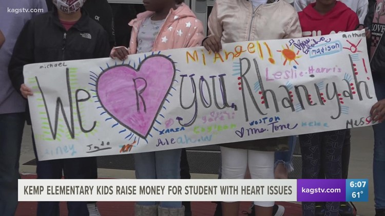 Kemp Elementary students give back to one of their own