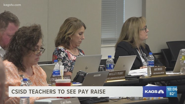 College Station ISD board approve teacher pay raise