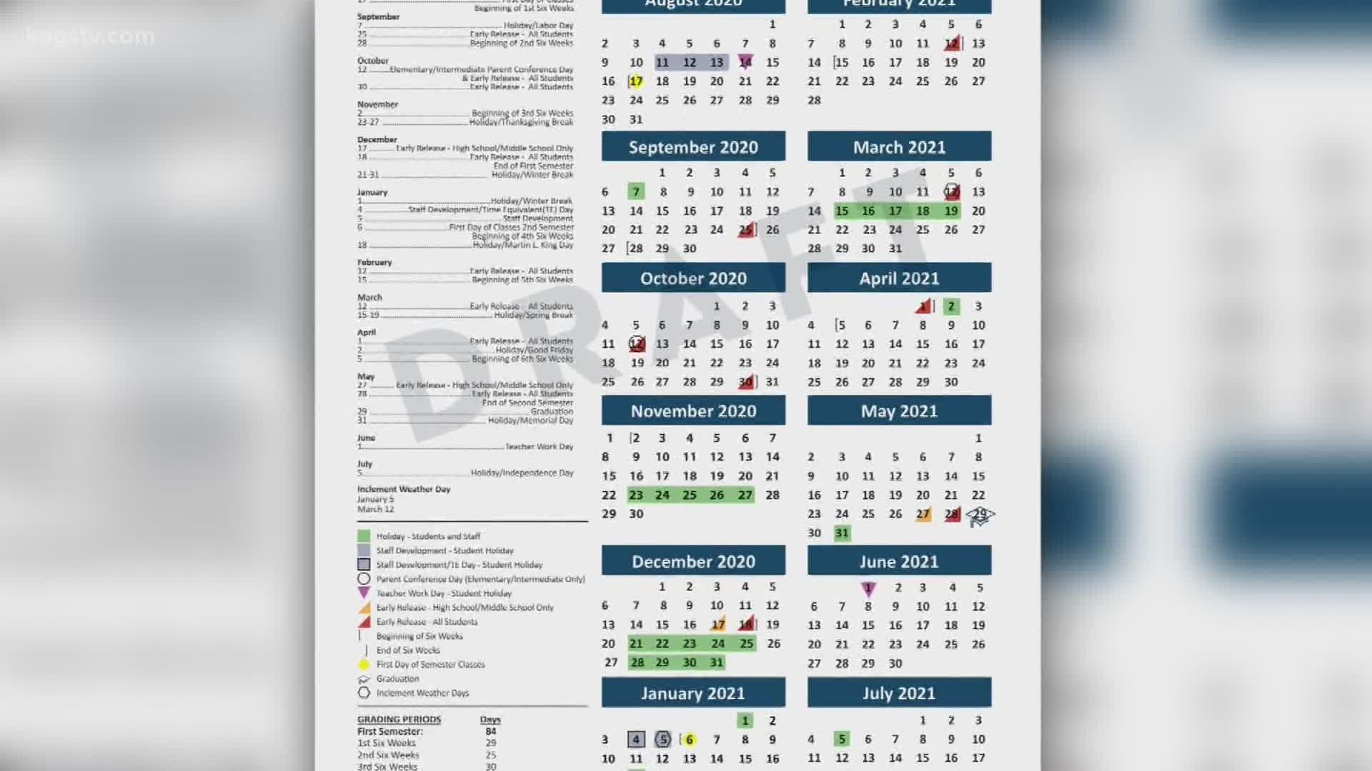 College Station Isd Calendar 2022 2023 Bryan Isd Adds Eight Days To 2020-2021 Academic Calendar | Kagstv.com