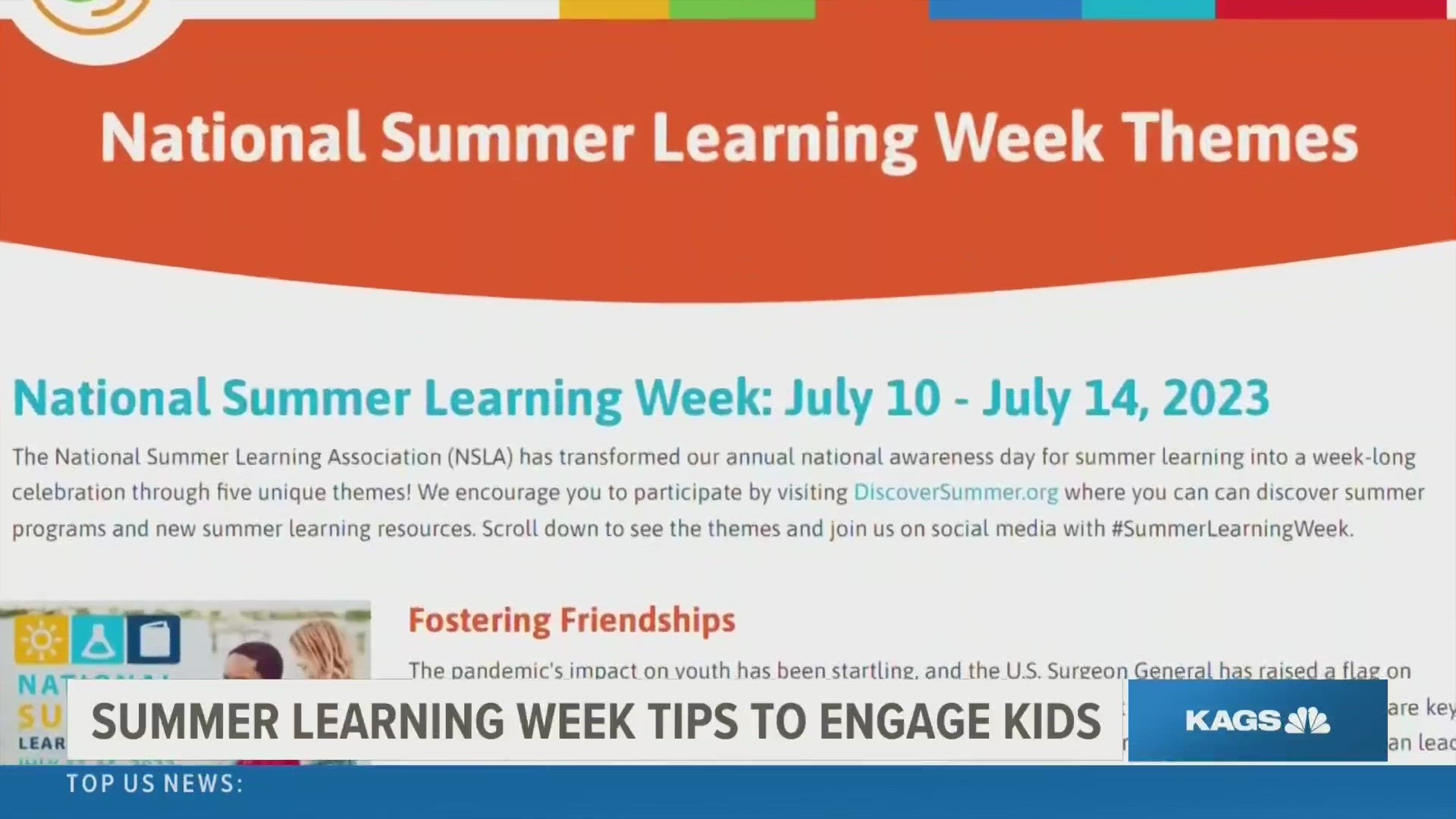 With many children off from school for the summer, an educator discusses how you can keep your children engaged with learning topics throughout the break.