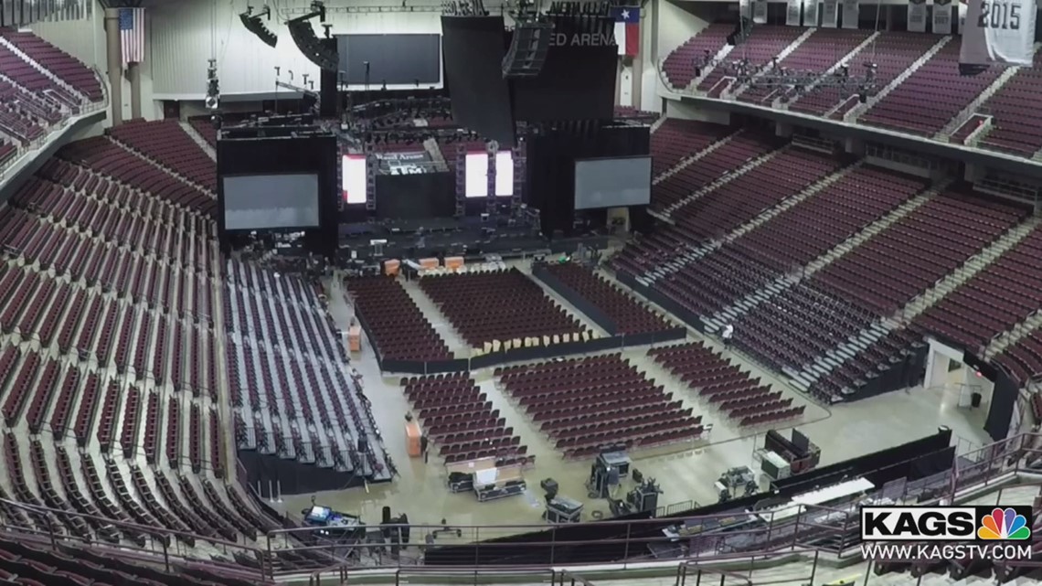 Reed Arena opens as warming shelter for those seeking warmth