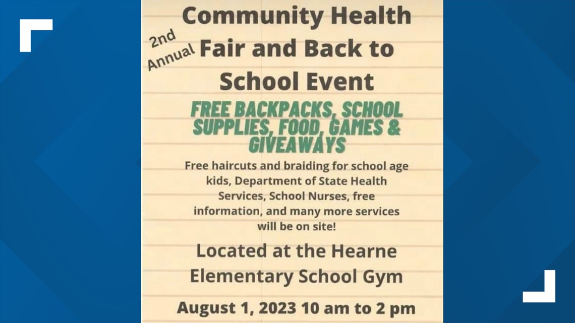 Robertson Co. Community Resource Center back to school drive info - Vimarsana News
