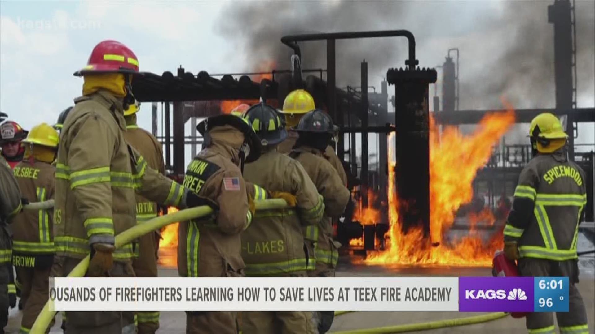 This week over 2,000 firefighters are attending the Texas Engineering Extension Service Fire School.