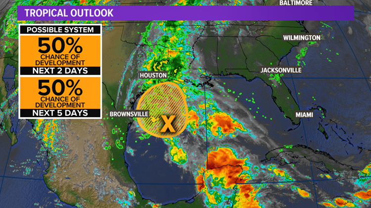 Tropical system developing in the Gulf of Mexico?