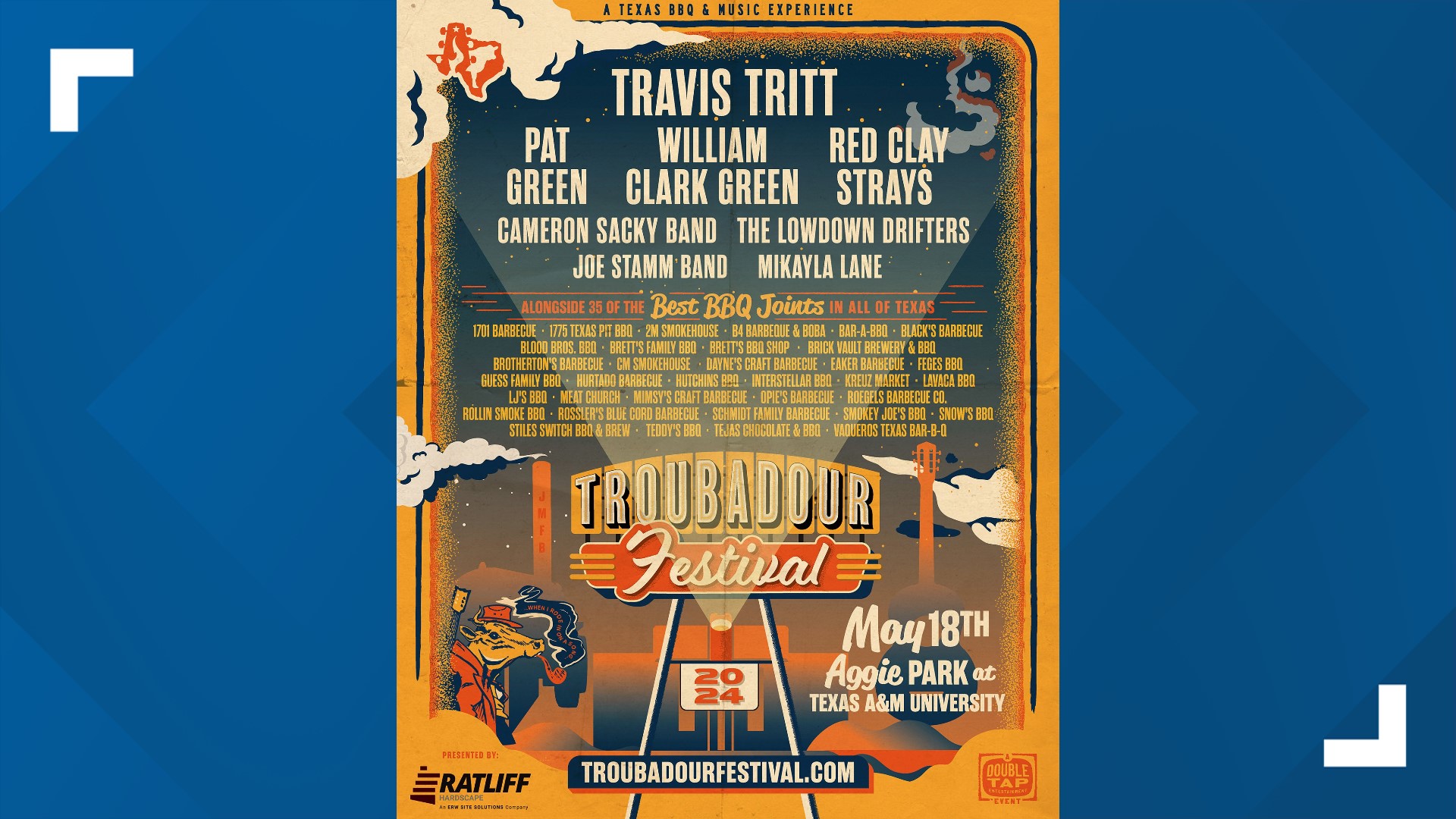 2024 Troubadour festival music talent lineup revealed