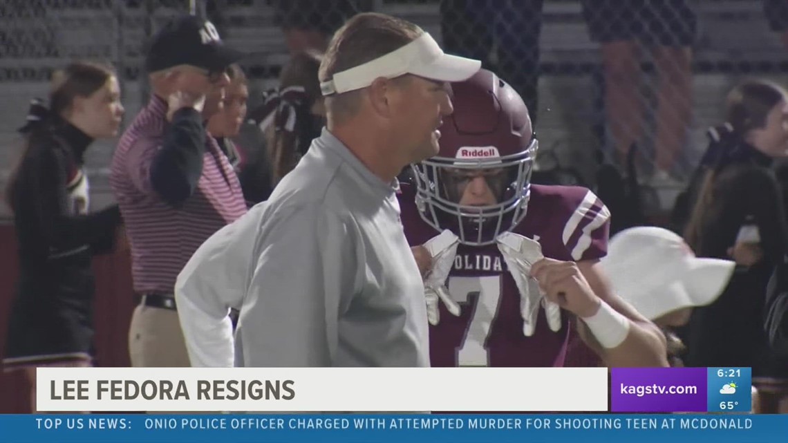 Lee Fedora resigns as A&M Consolidated head football coach