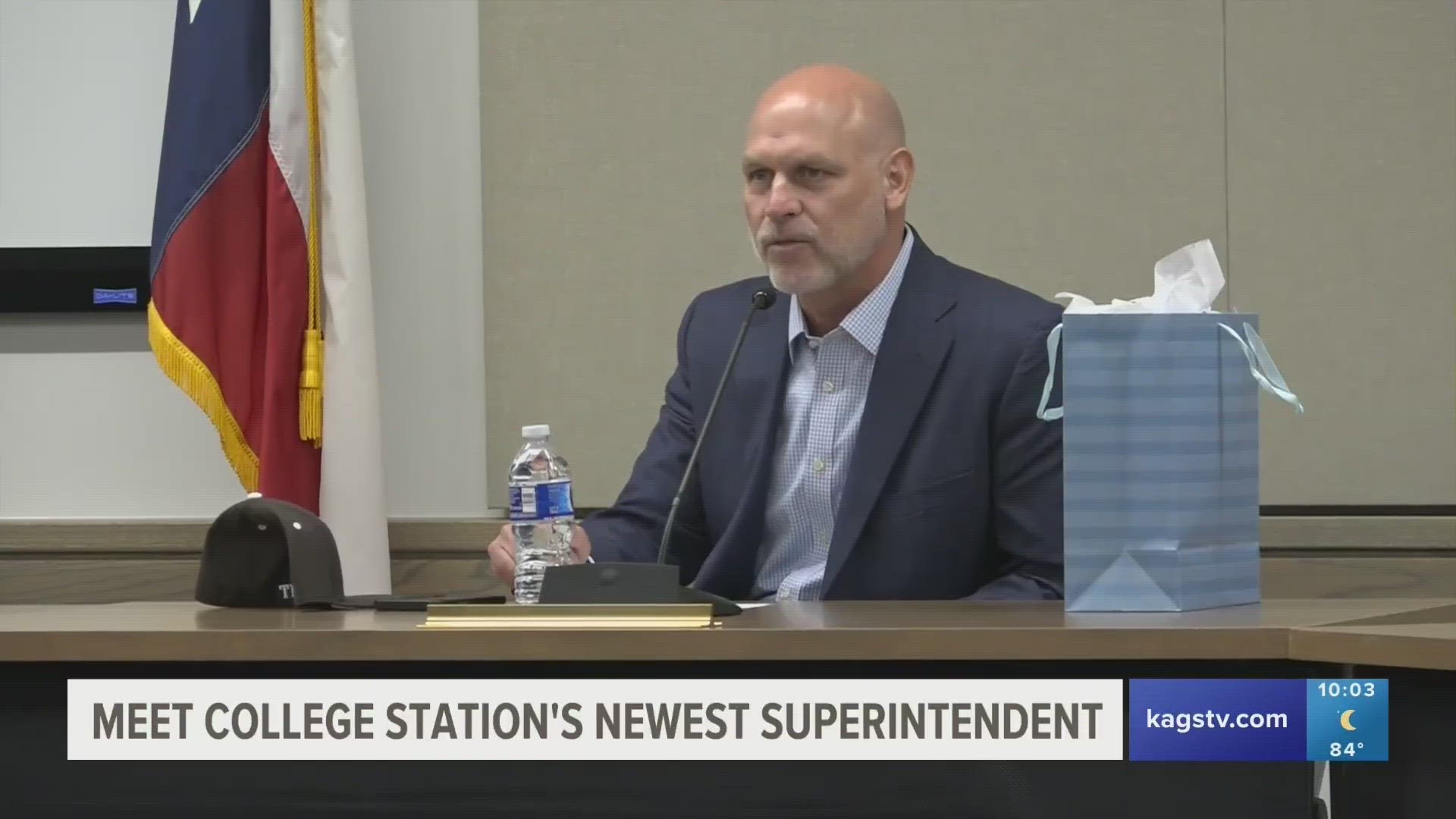 Thursday was the beginning of a new era at College Station ISD with the school board officially naming Tim Harkrider as its new superintendent.