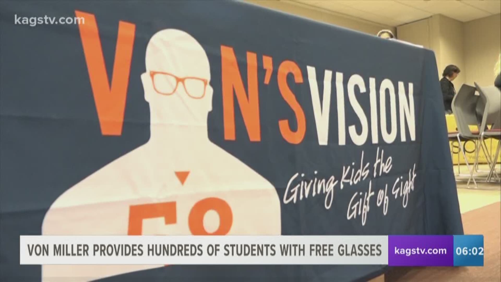 A reported 61 percent of the population wears glasses or corrective lenses, but they're not exactly cheap and often times those that need them cannot afford them. So, NFL star and Aggie Von Miller, who wears glasses himself, decided it was time to change 
