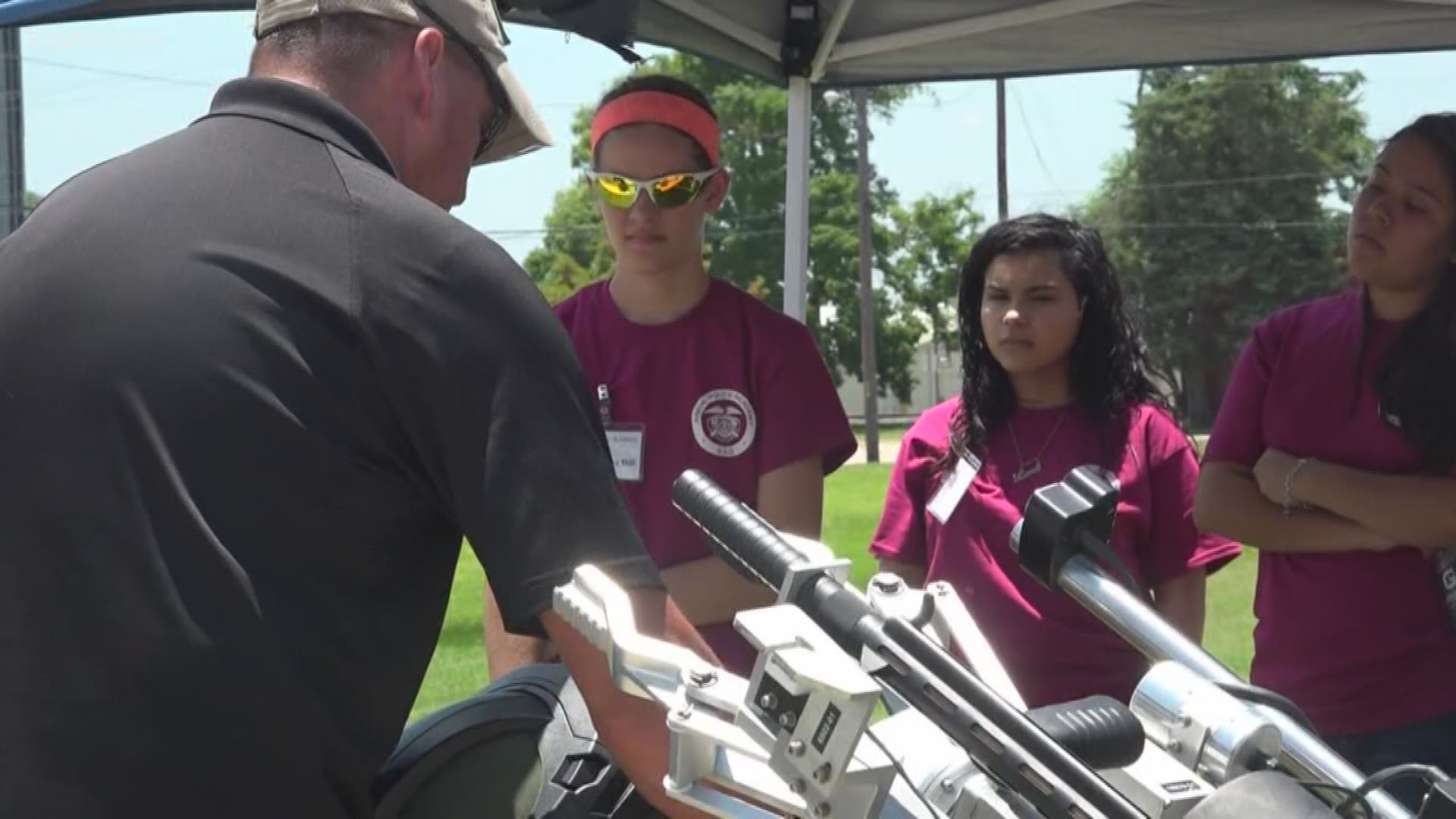 Local high school students get an inside look on what it takes to be local law enforcement.