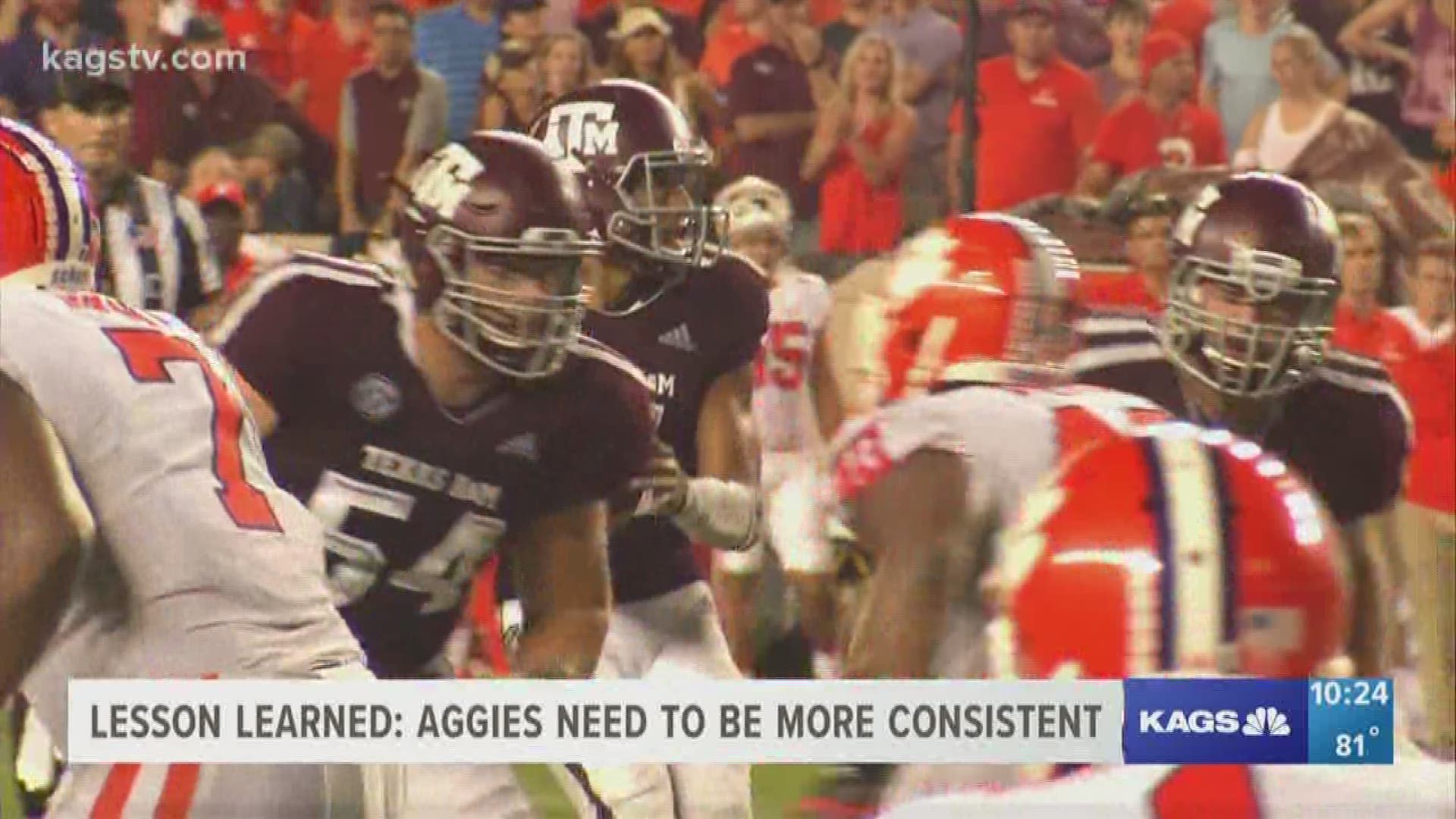 After playing and losing to the top two teams in the nation, the Aggies have learned they can hang tough but must be more consistent.