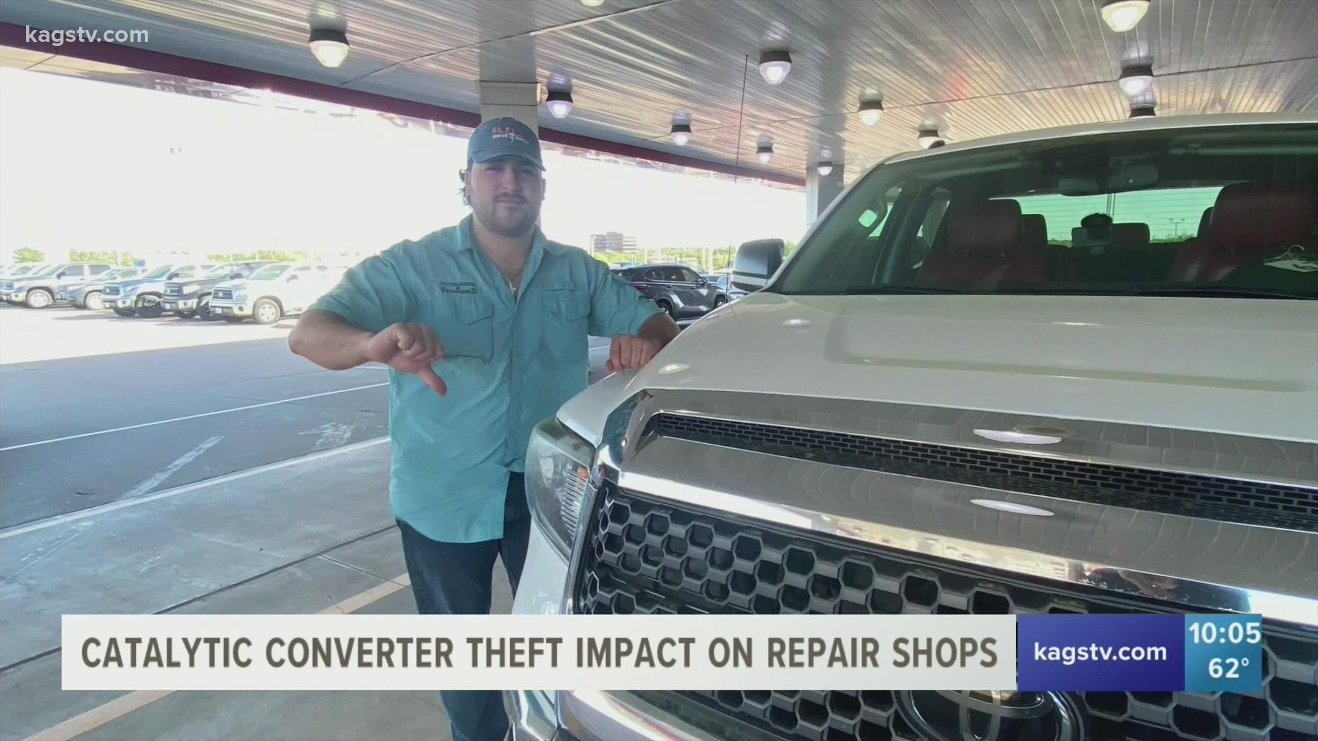 Not only are you losing money, auto repair shops are working overtime on helping get the cars back in order.