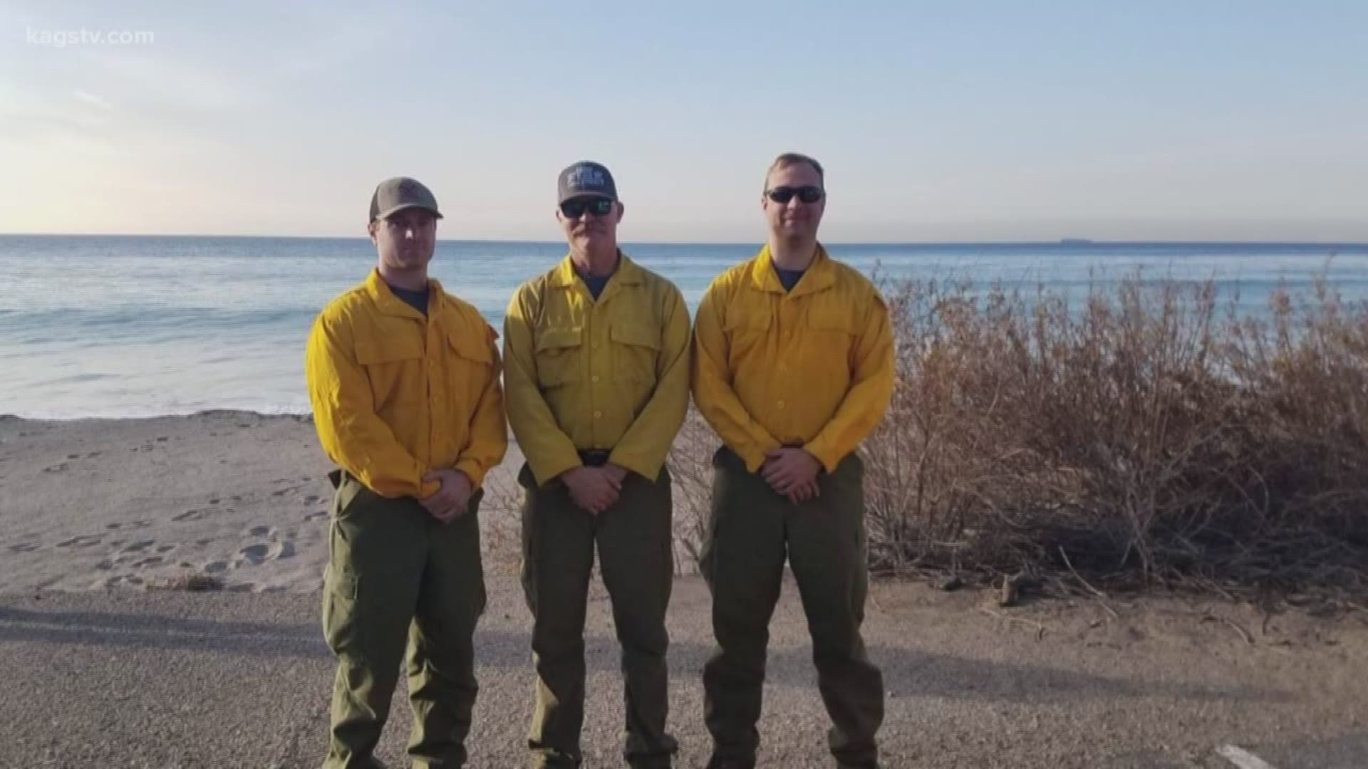 A crew from our very own Bryan Fire department is in Malibu yo help fight the 'Woolsey Fire' in Southern California.