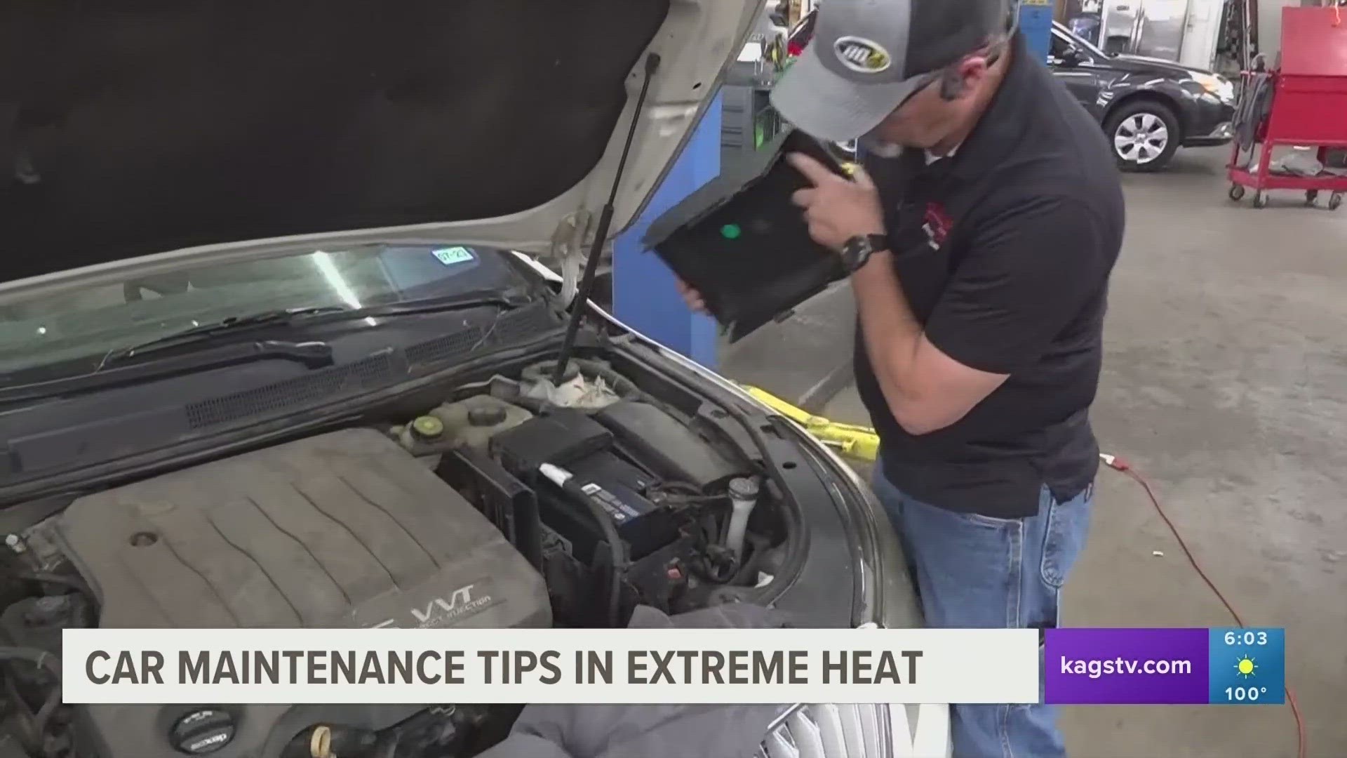 A Brazos Valley automotive owner gave insight on how the heat can take a toll on different mechanical areas of a vehicle.