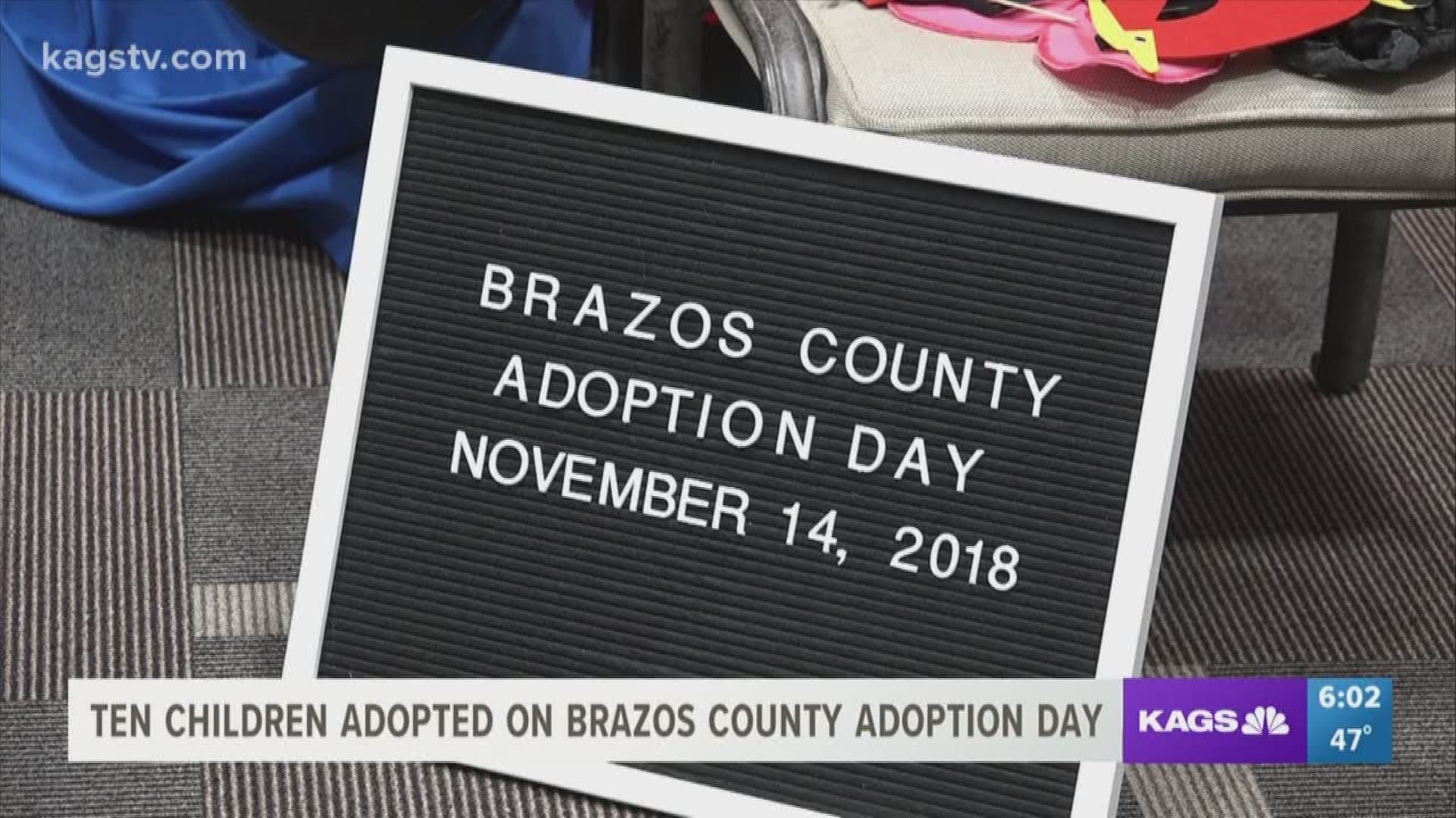 It was Brazos County Adoption Day connecting prospective parents with kids who need them.