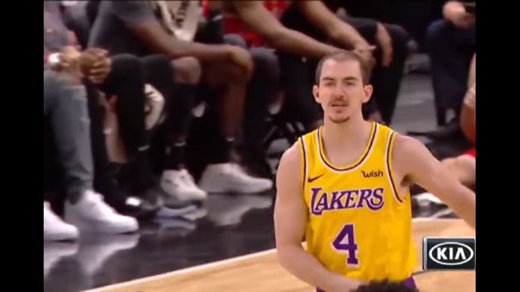 Lakers Extend Qualifying Offer To Alex Caruso Making The A M Product A Restricted Free Agent Kagstv Com