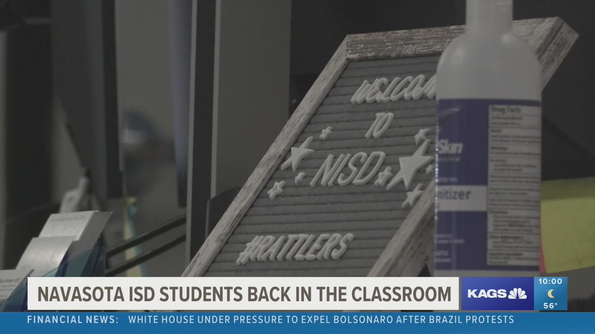 With the new year officially underway for students across the Brazos Valley, Navasota ISD students and staff are looking to start off the year on the right foot.