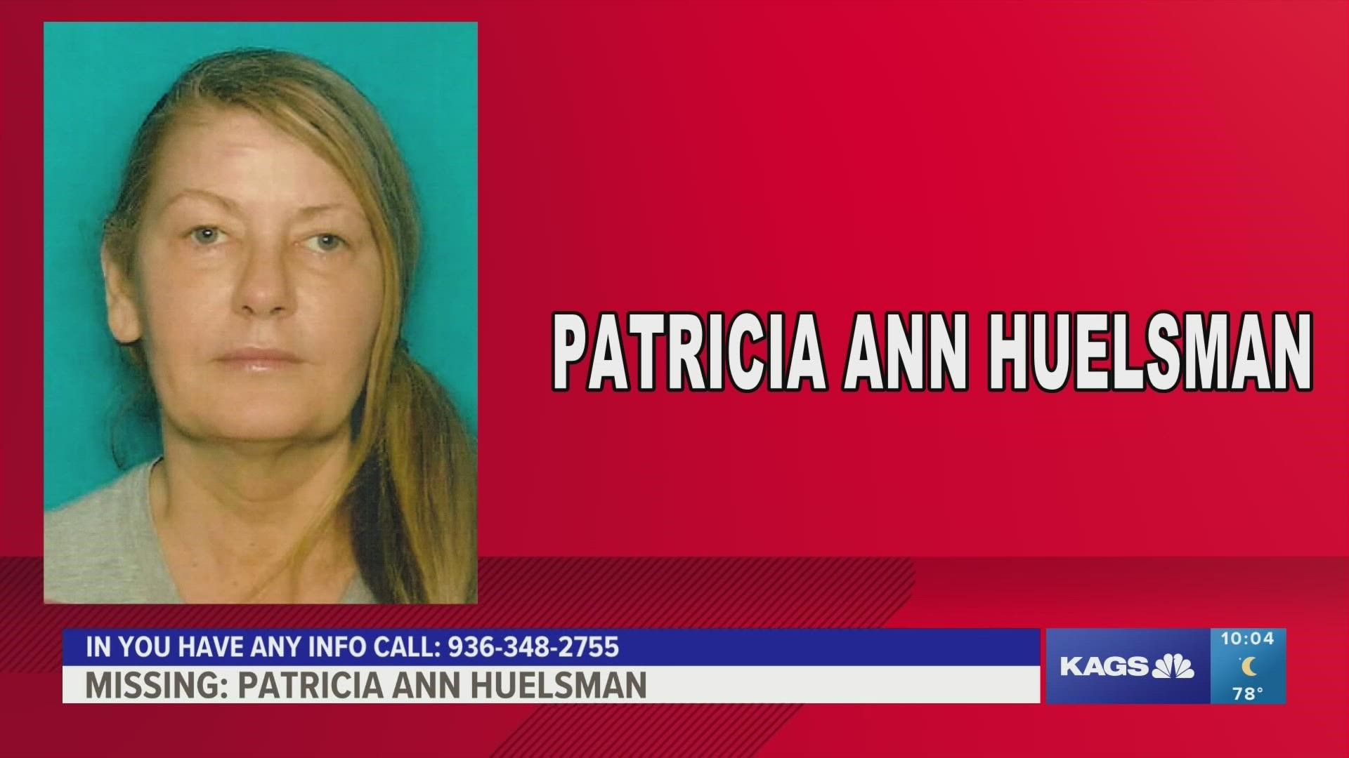 Patricia Ann Huelsman was last seen on Sept. 9 in Madisonville, and authorities fear that she is in danger of death or serious bodily injury.