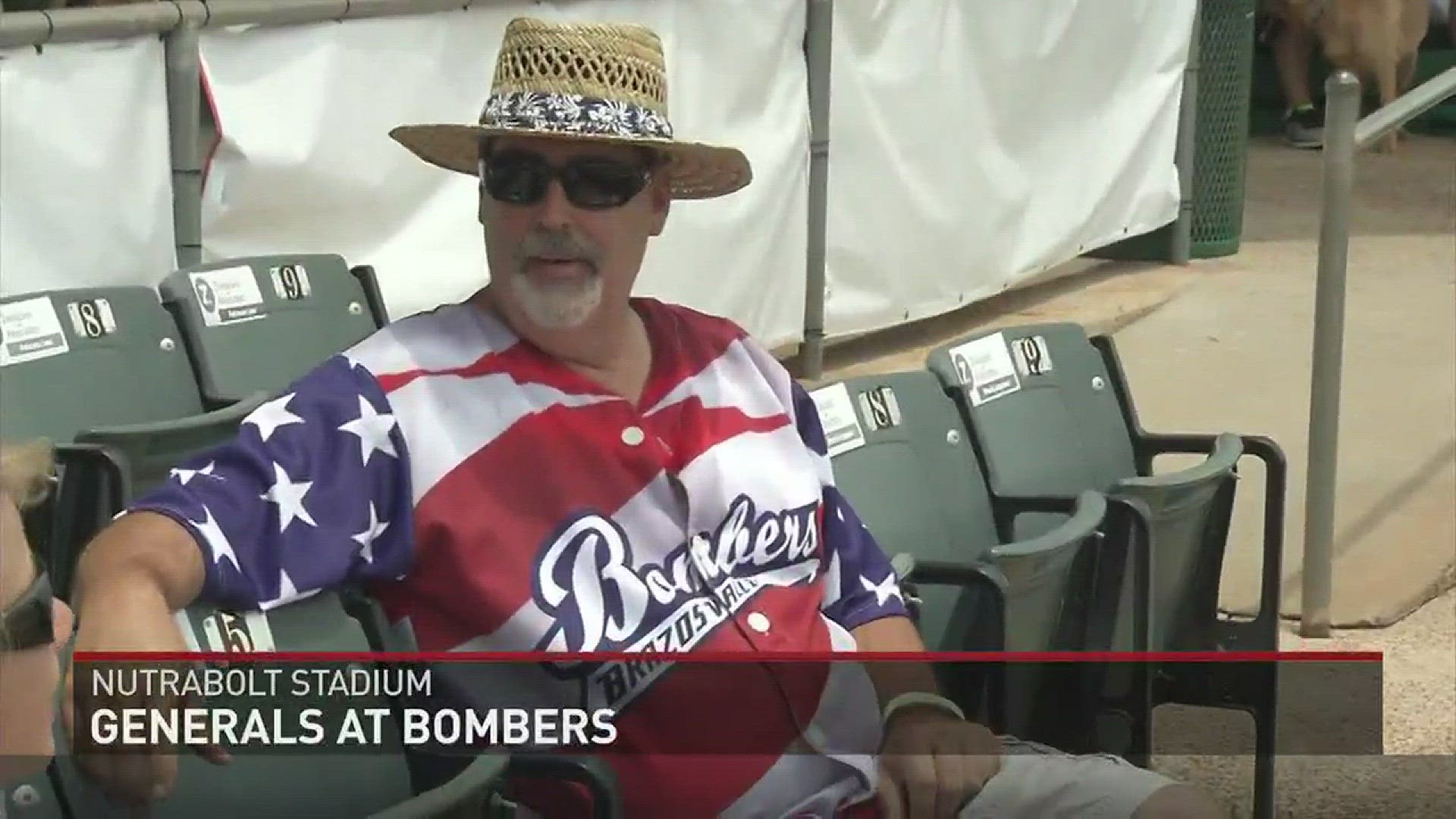 The Brazos Valley Bombers were victorious on the 4th of July, 10-2 over the Victoria Generals.