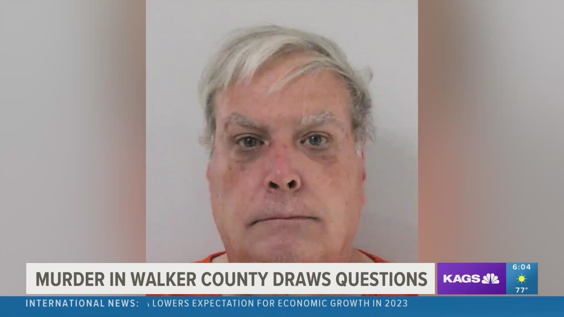 59-year-old Lawrence Cobb turned himself into the Walker County Sheriff's Office after a woman's body was found on March 3.