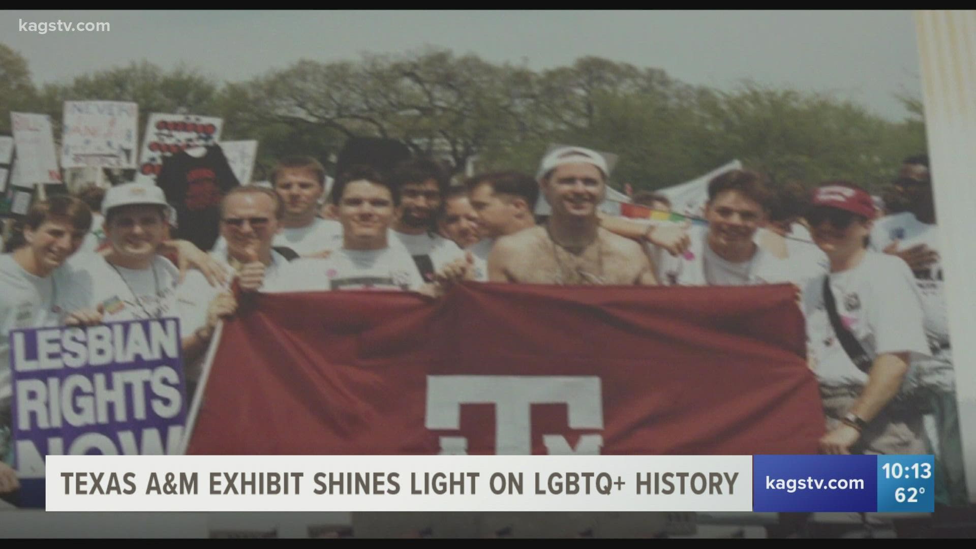 The Coming Out Together to Share Our History Exhibit dissects the importance of the modern-day gay rights movement in College Station and beyond in Texas.