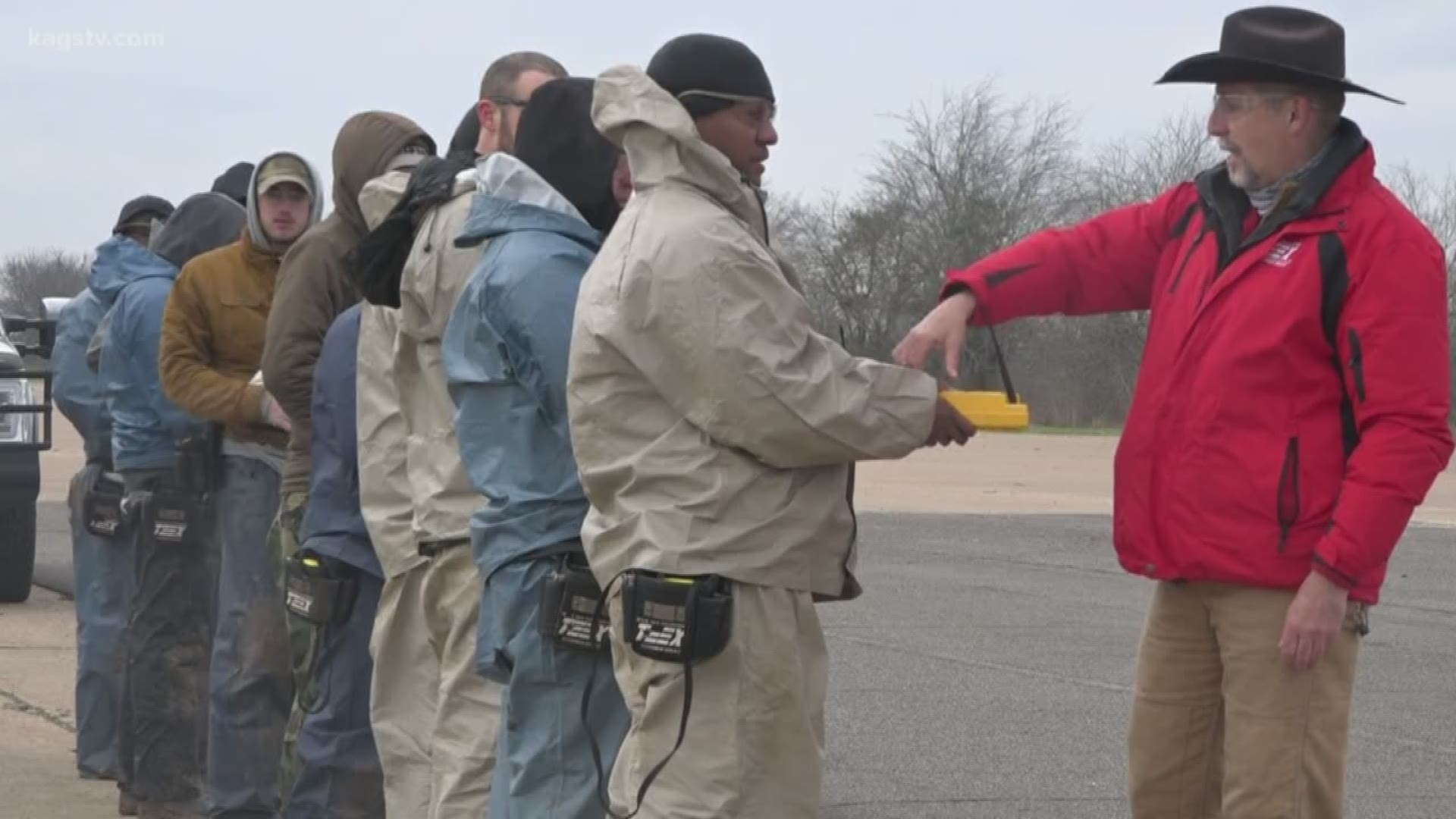 13 students set off 13 explosives in a controlled environment Thursday.