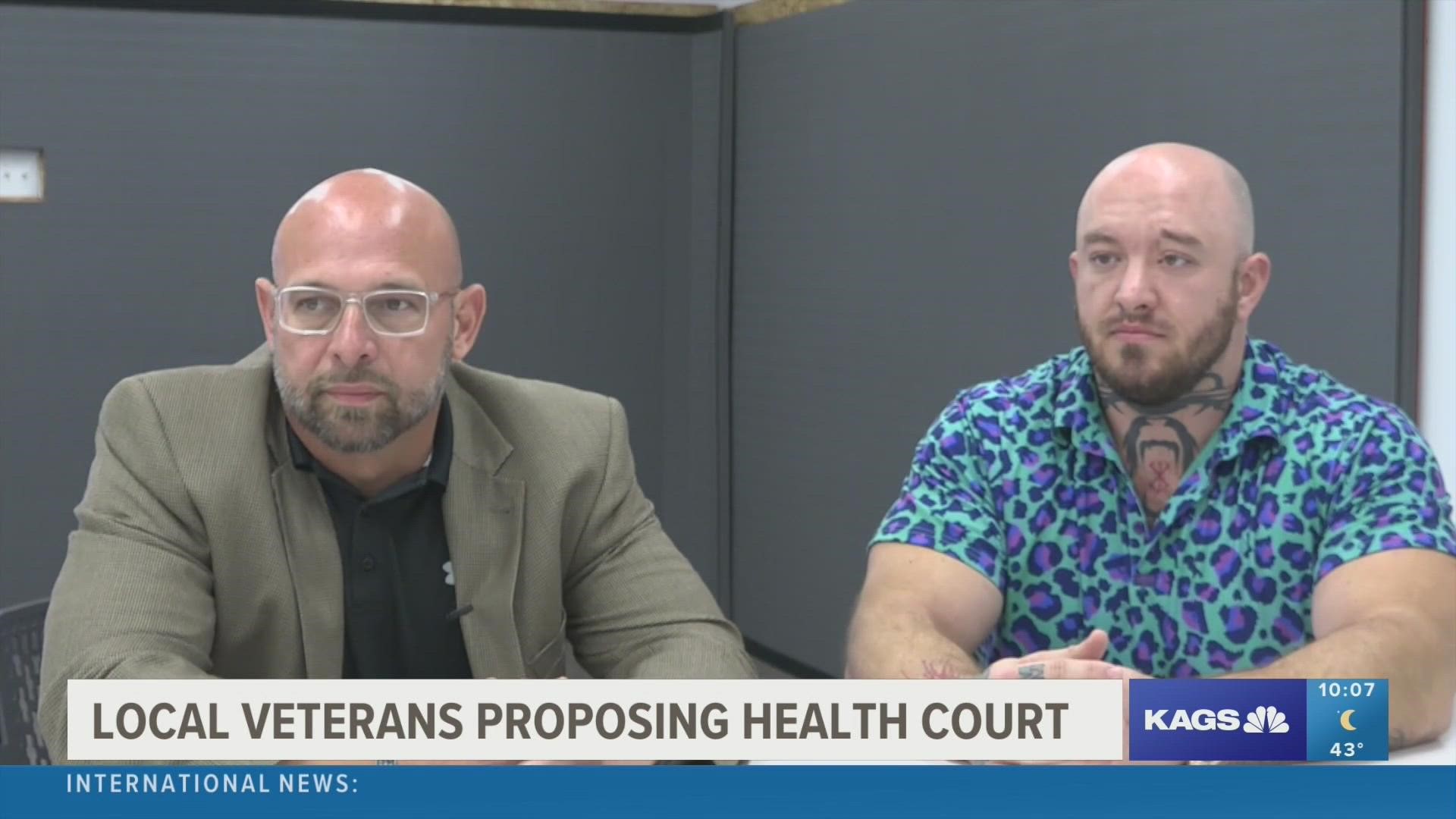 Patrick Baca and Lonnie Masterson say they have both served their country, and have both struggled to get accurate care in the past.