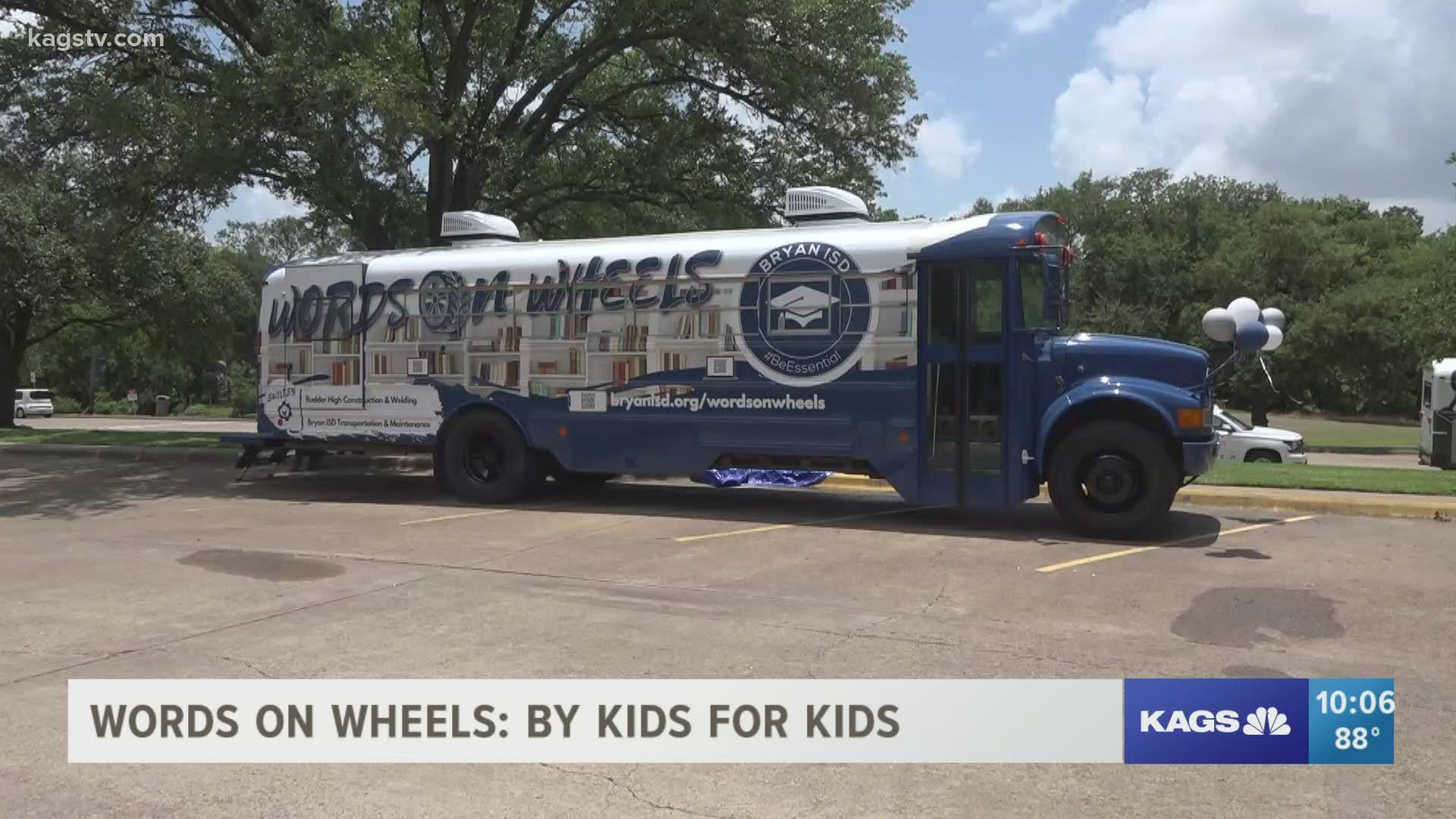 The moving library bus will make its way around Bryan this summer and school year.