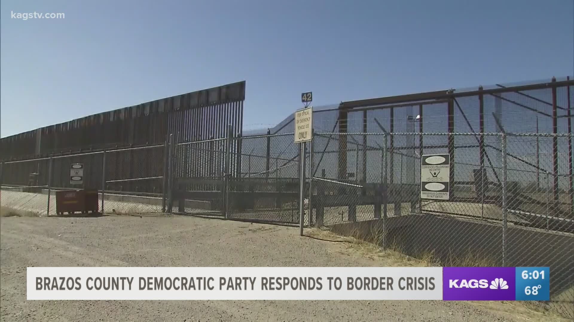 The Brazos County Democratic Party said the country must find a humane solution to what is happening at the border.