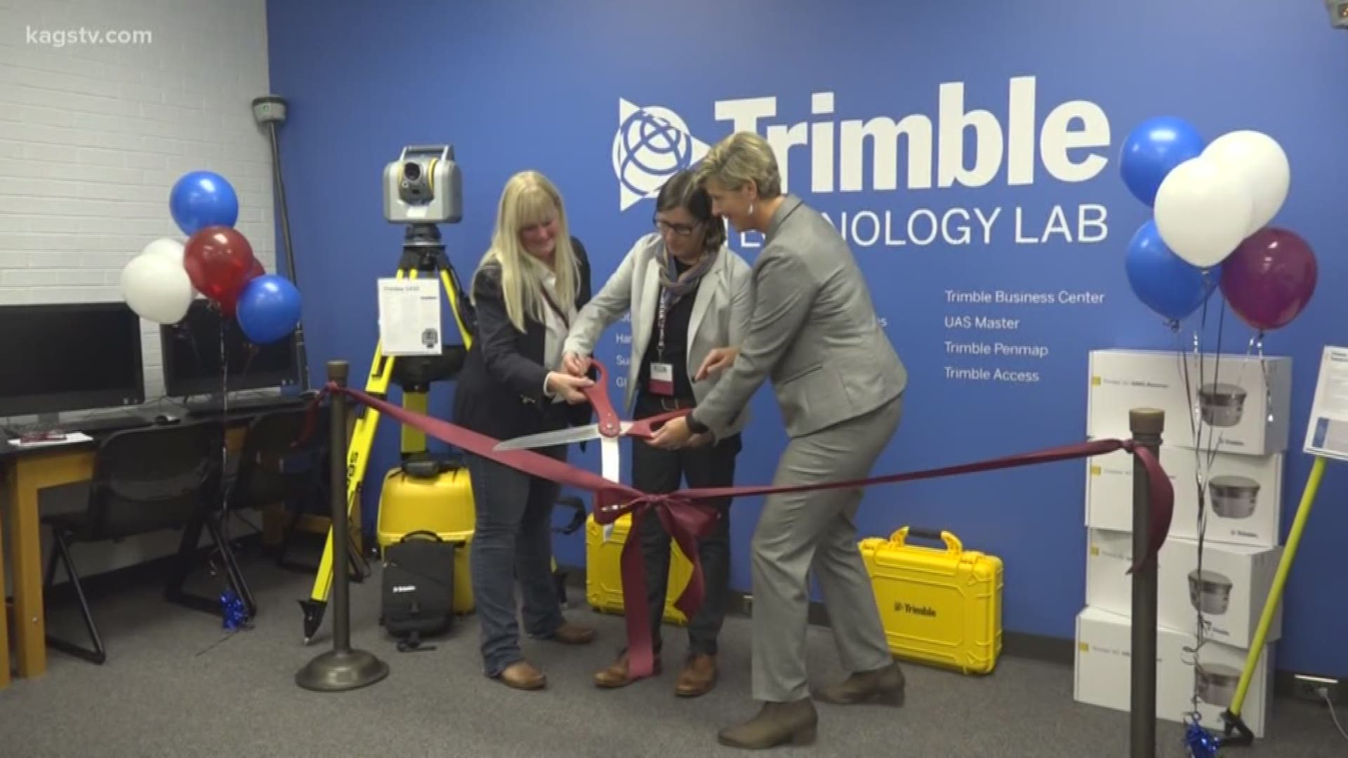 The school held a ribbon cutting of a new technology lab that will help their students and the world beyond the classroom with new software and hardware.