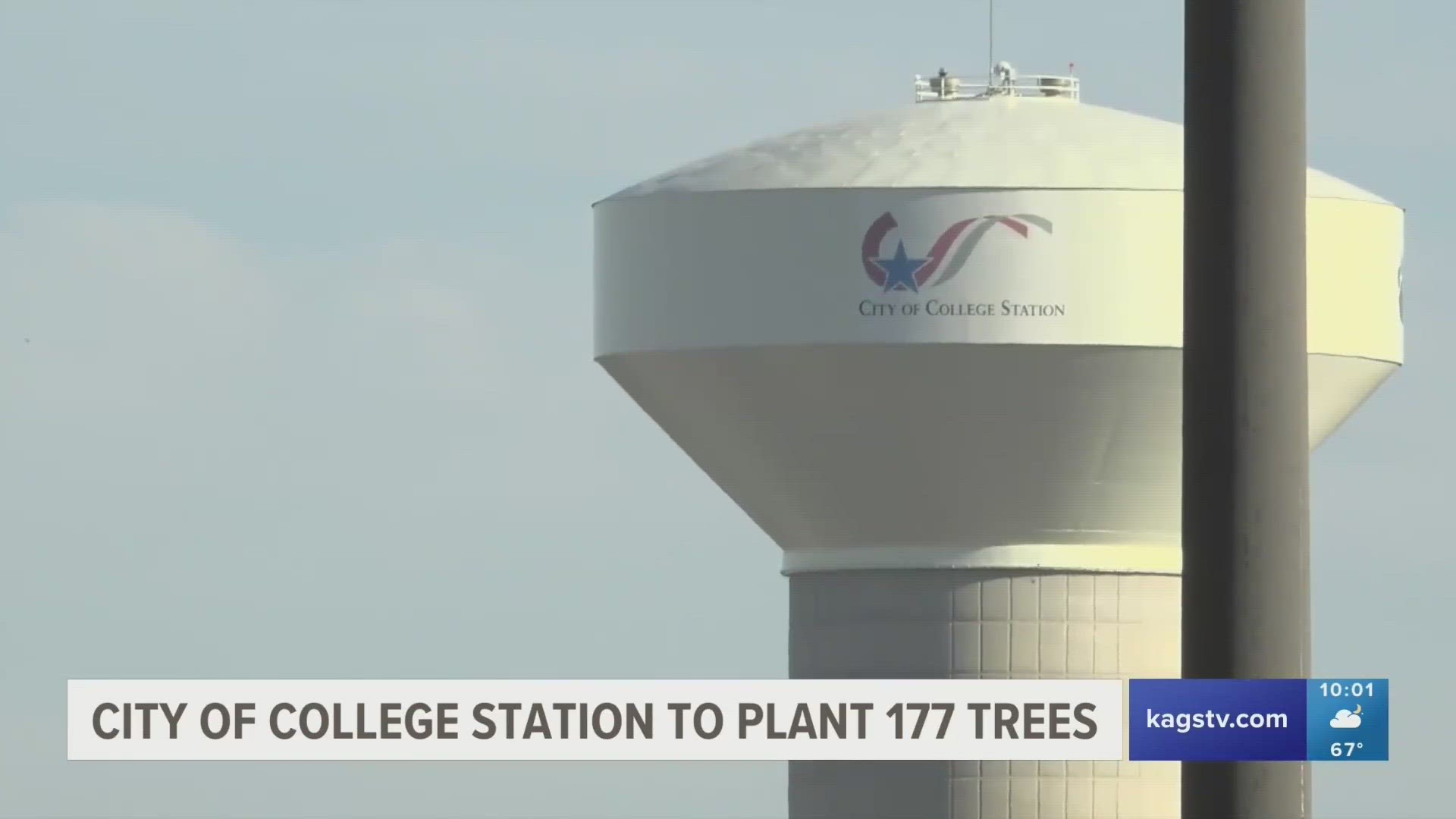 The movement is a part of the city's five-year plan to help reduce the effects of concrete heat throughout College Station.