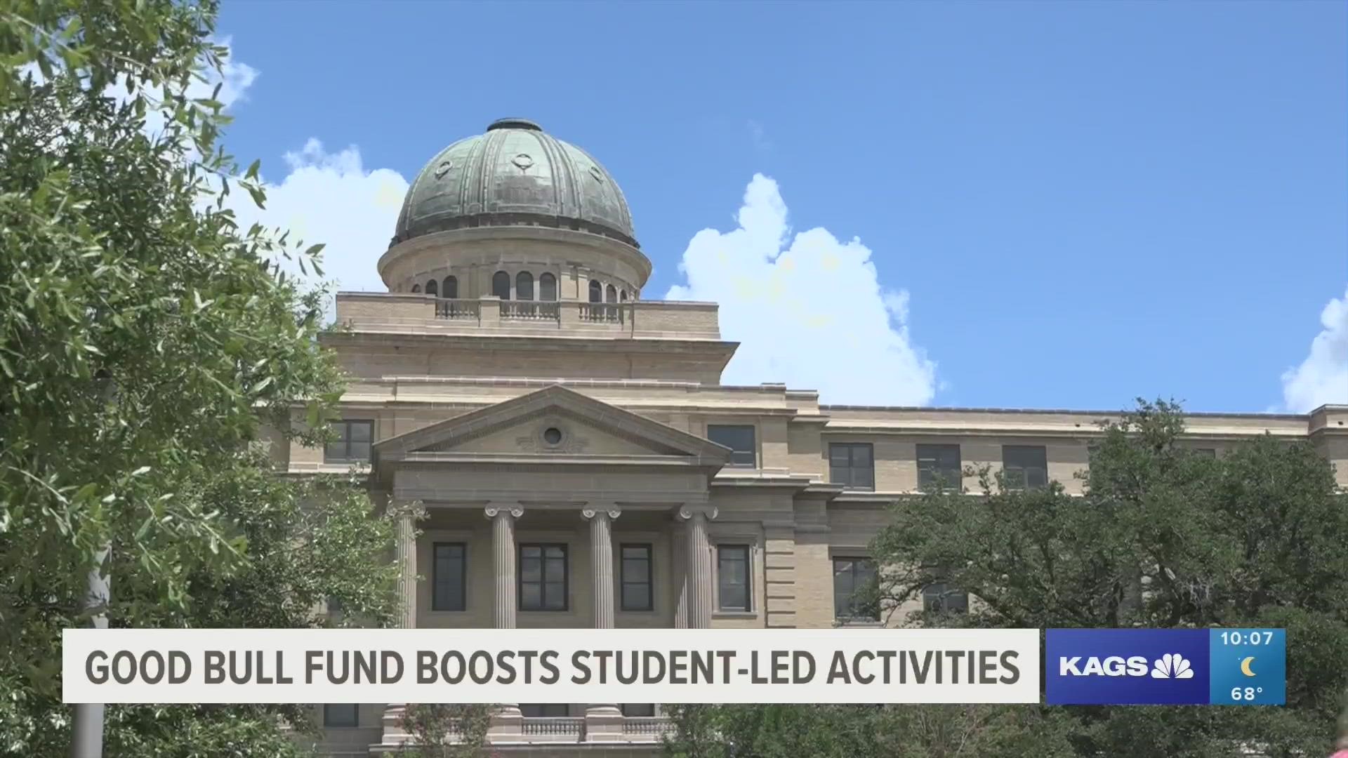 Texas A&M University’s Good Bull Fund is a brand-new initiative created by President Katherine Banks to support student organizations and their functions.