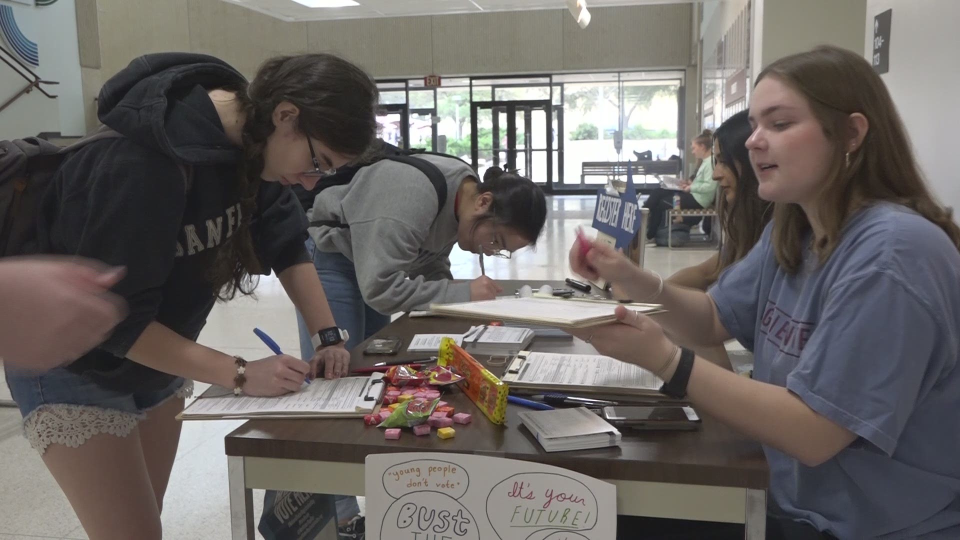 Aggie Vote educates students on how to register and why they're vote matters.