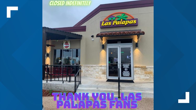 Las Palapas College Station announces indefinite closure
