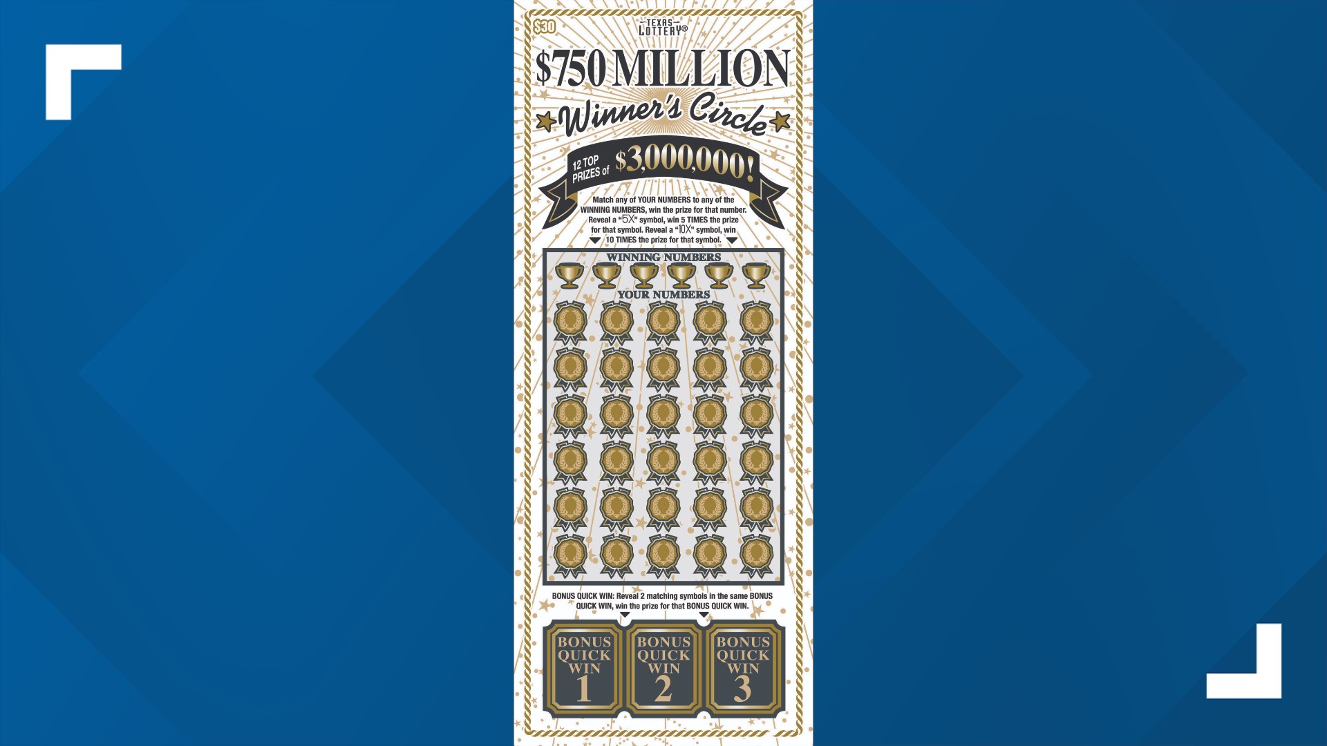 3 million Texas Lottery ticket claimed by Calvert resident