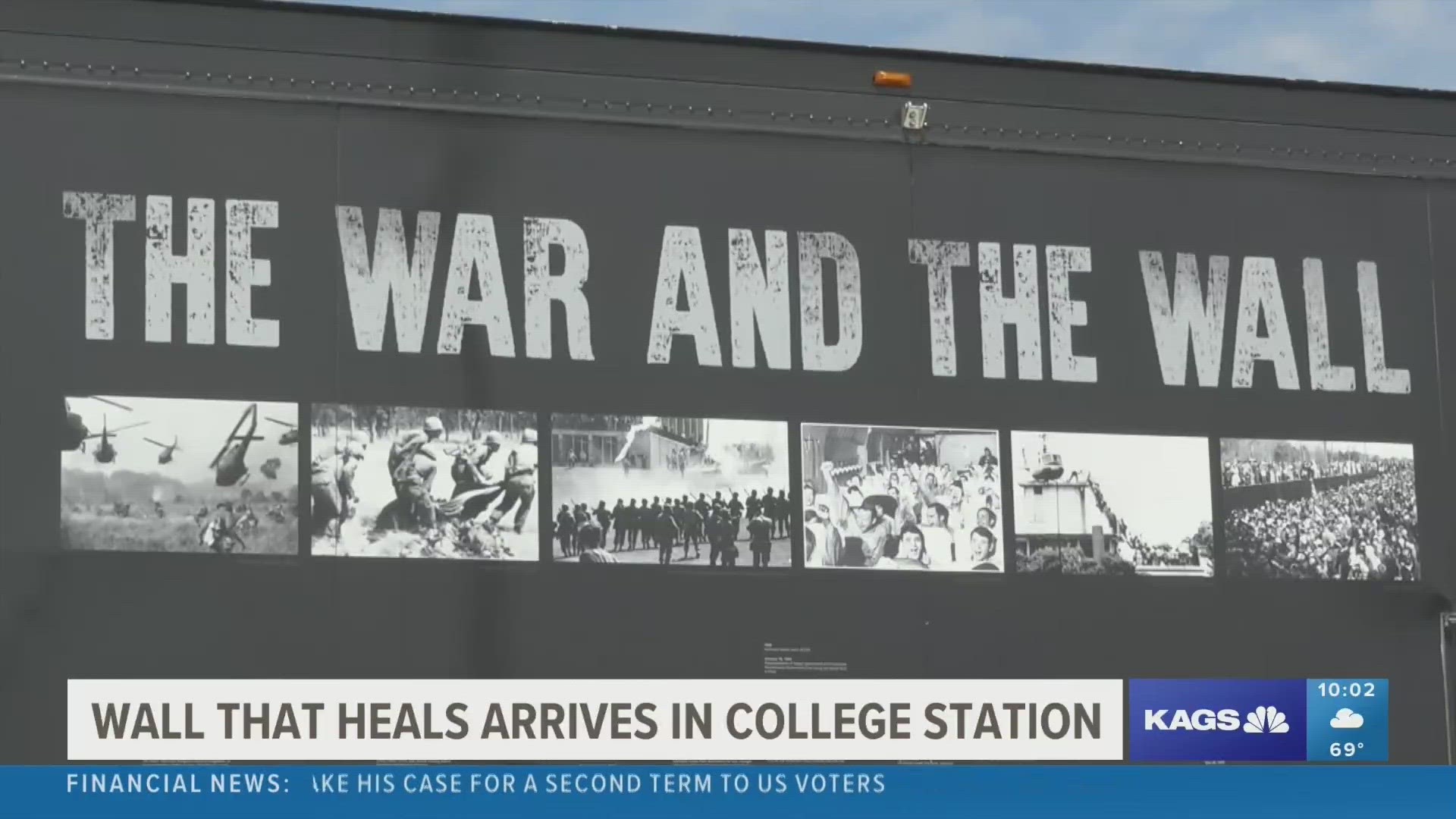 The Wall that Heals display arrives in College Station